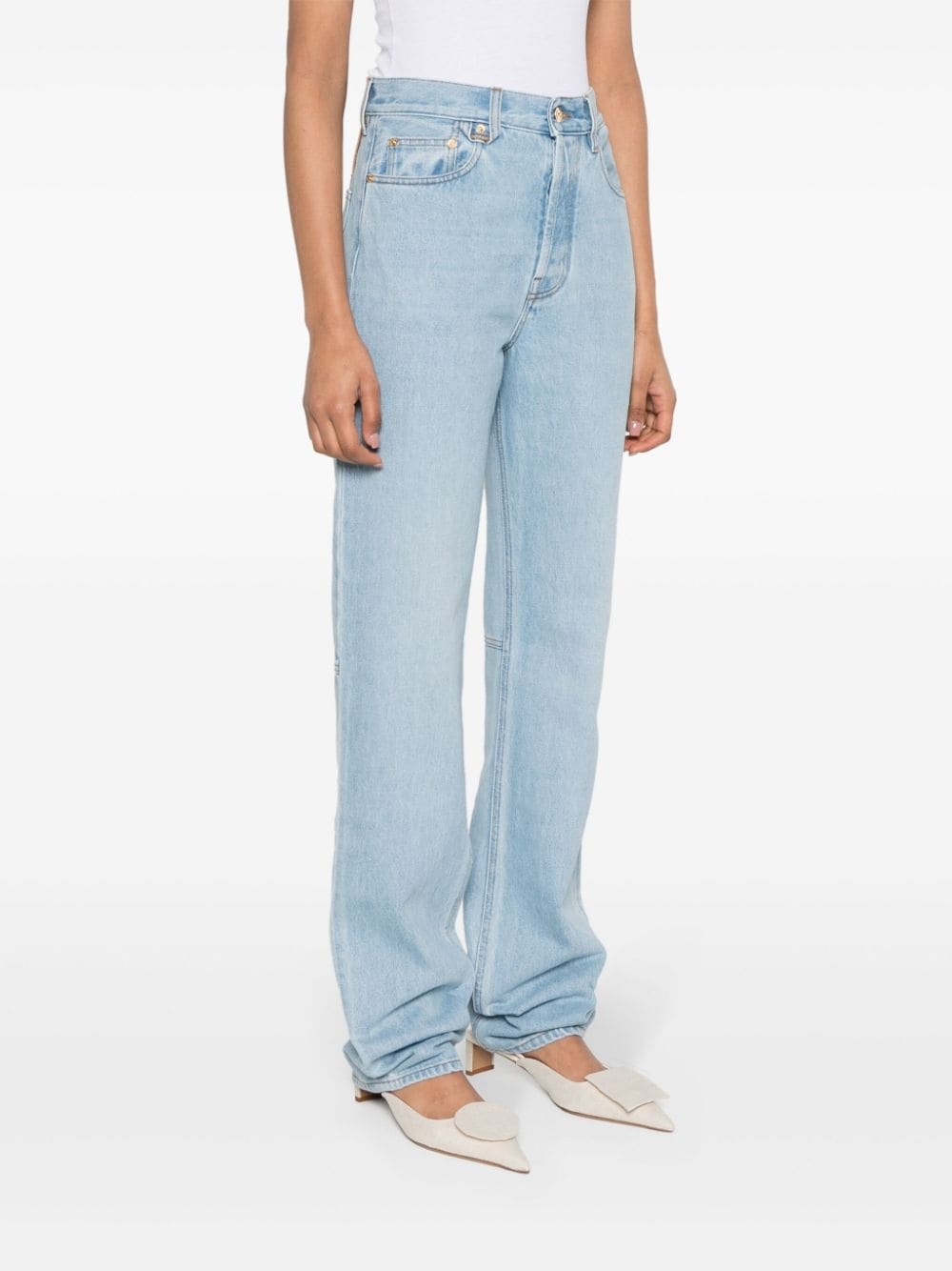 Le de-NÃ®mes droit straight-leg jeans - 3