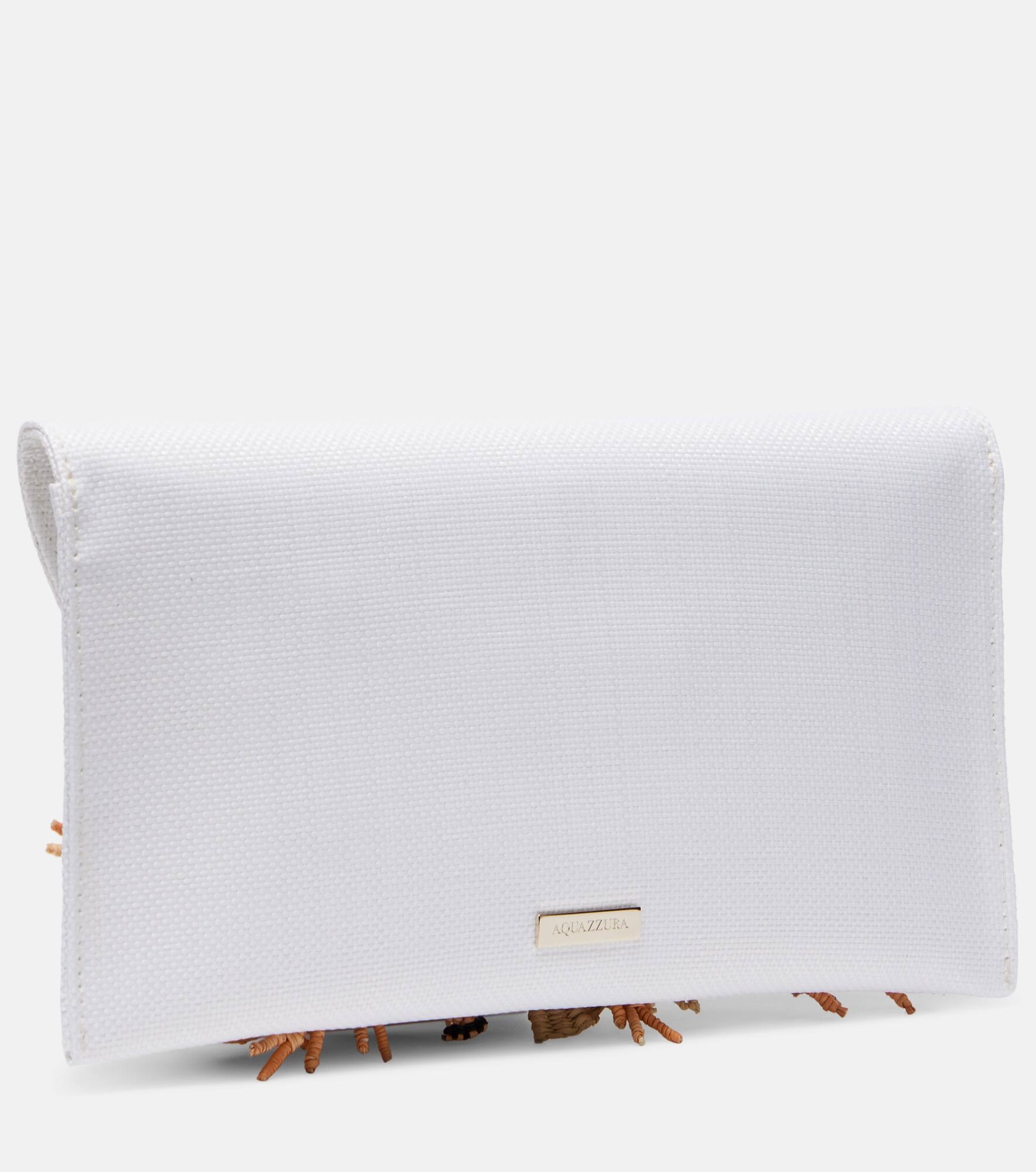 Marea raffia-effect clutch - 4