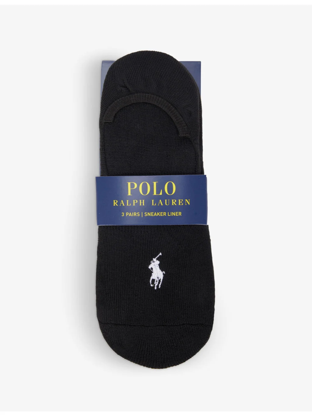 Logo-embroidered stretch-jersey socks pack of three - 1
