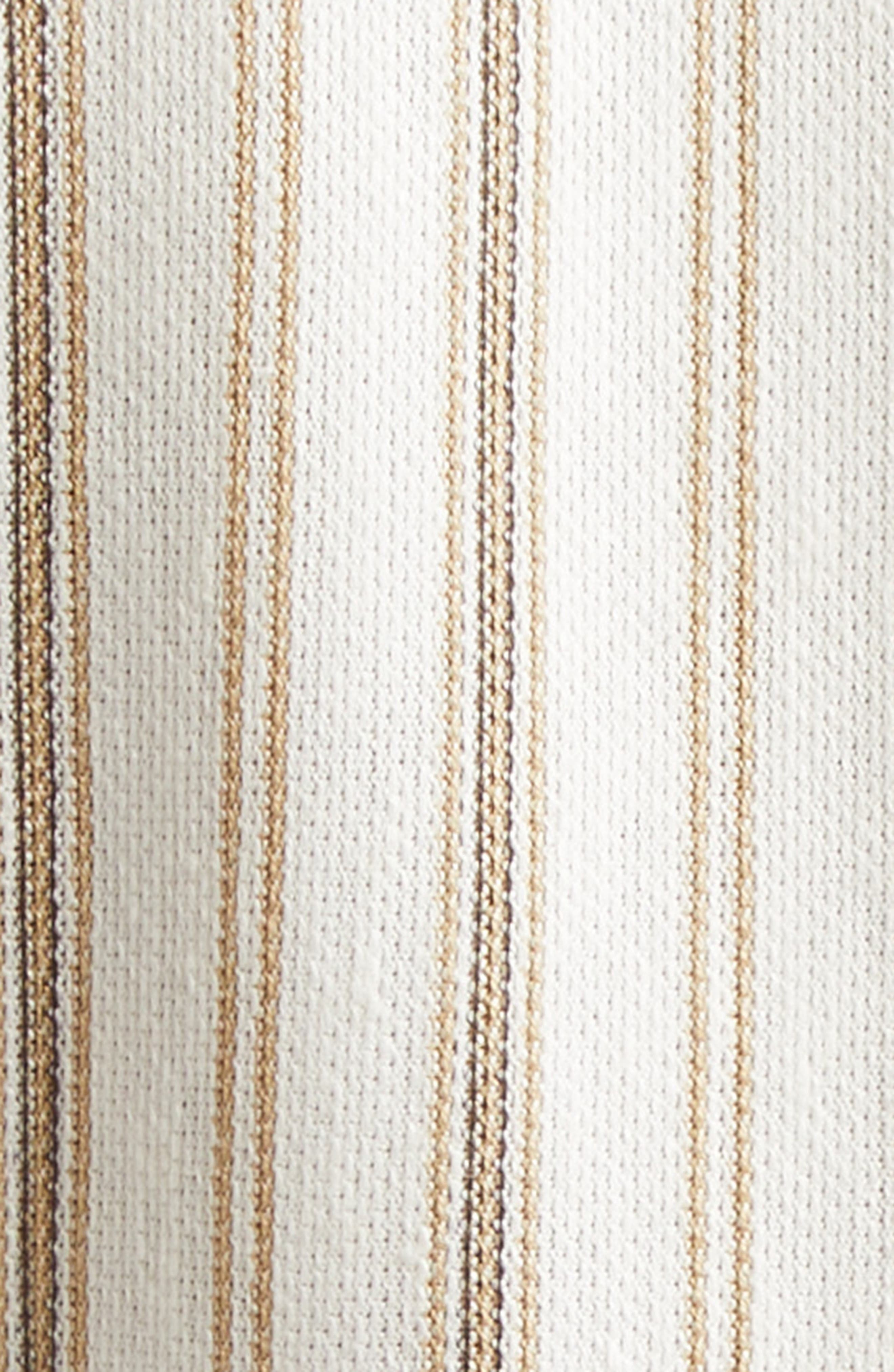 Max Mara Pensile Stripe Double Breasted Jersey Jacket in Sand at Nordstrom - 6