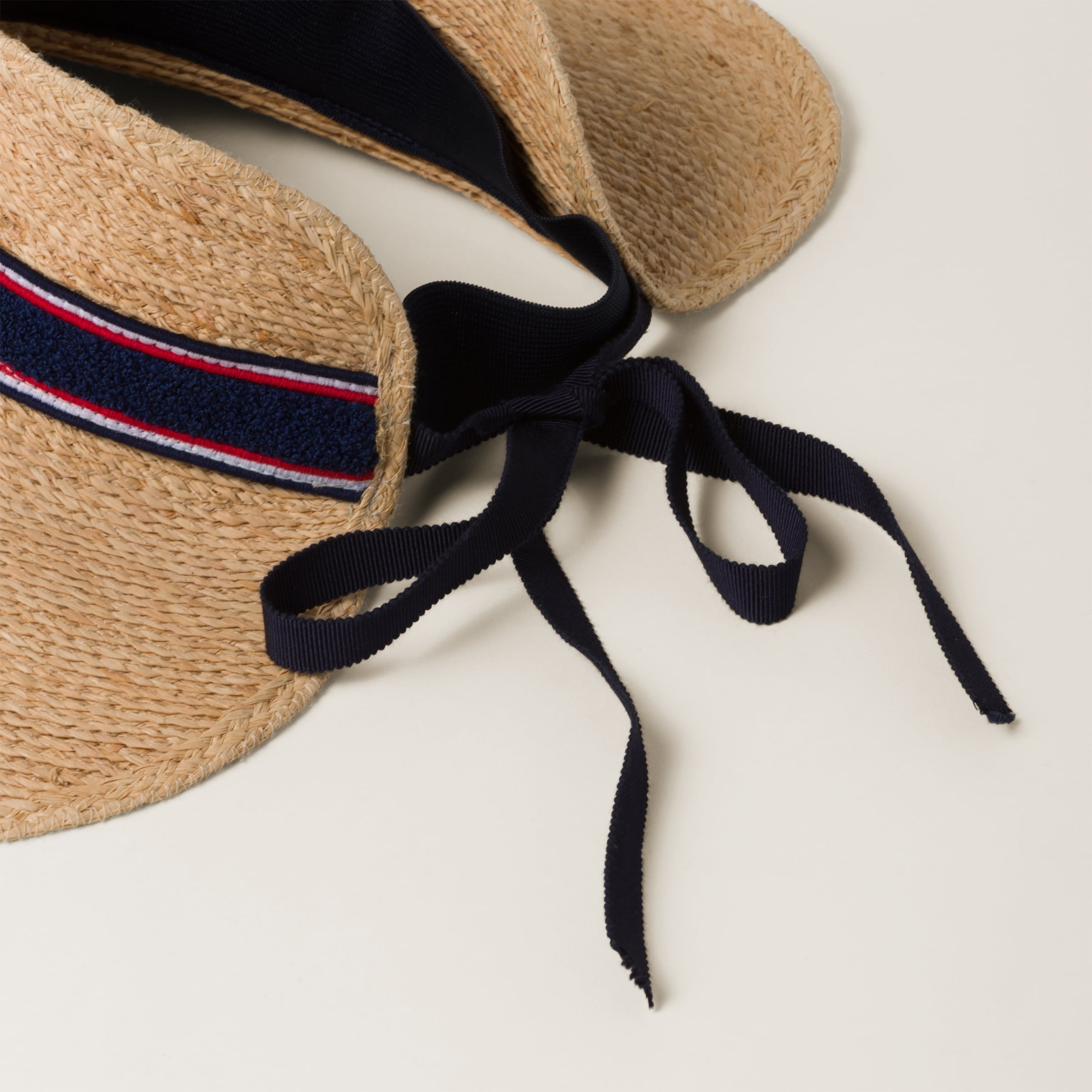 Raffia visor - 2