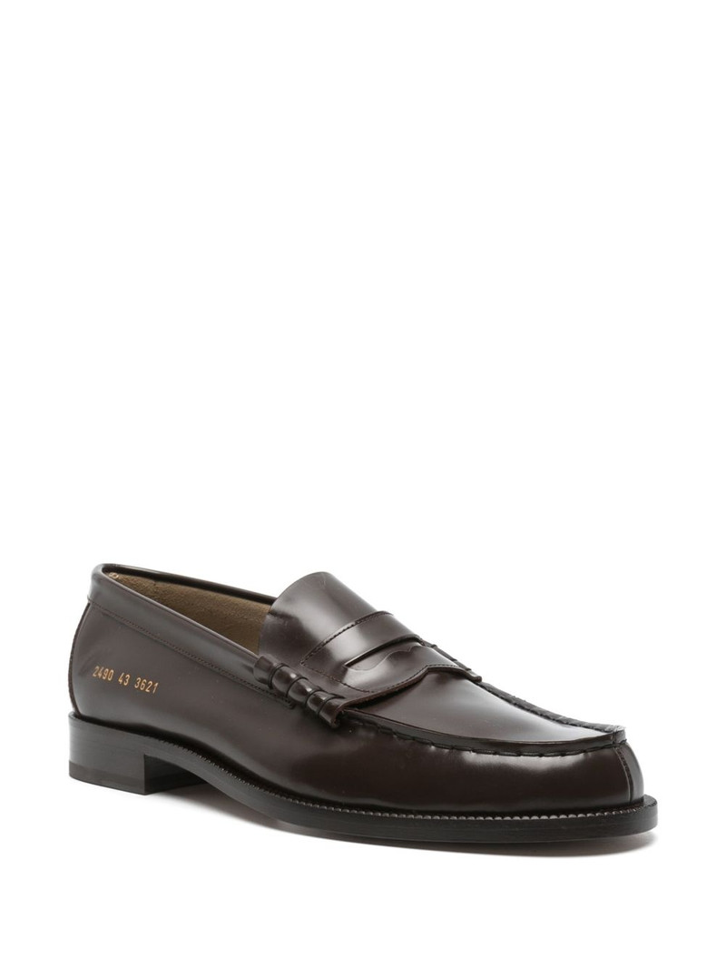 Common Projects leather loafers outlook