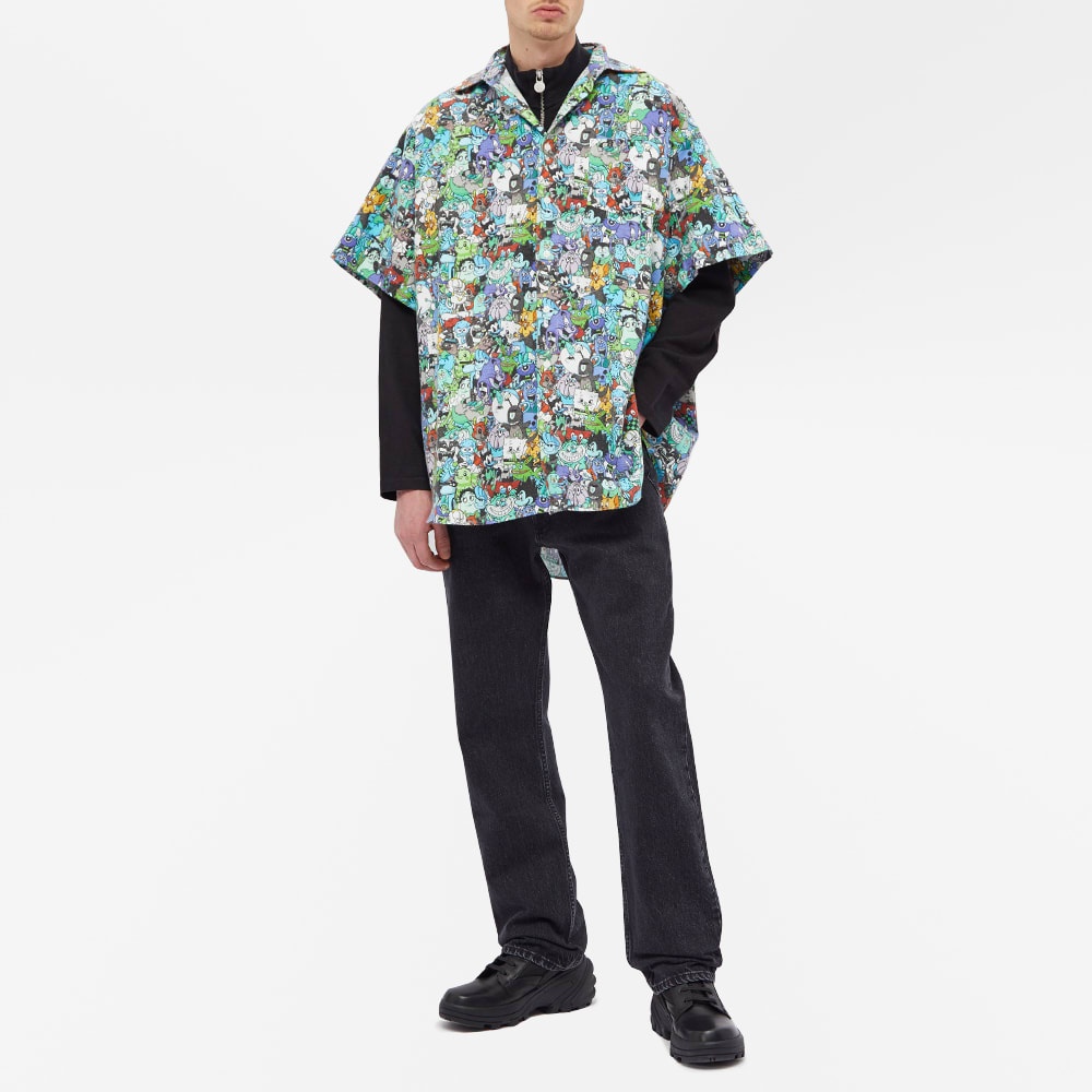 VETEMENTS Cartoon Mania Flannel Shirt - 6