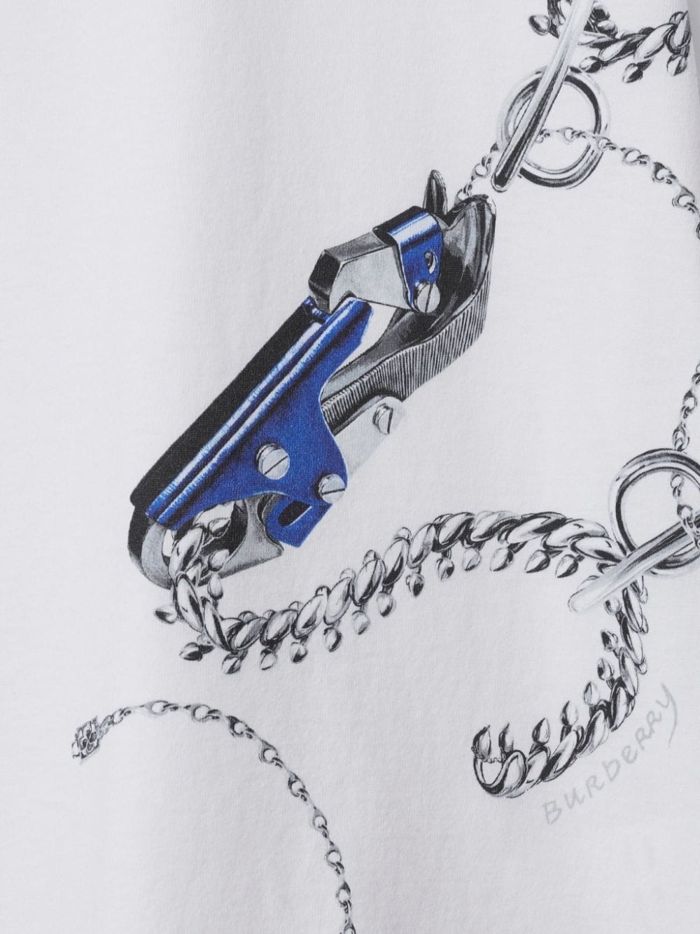 Knight-print cotton T-shirt - 6