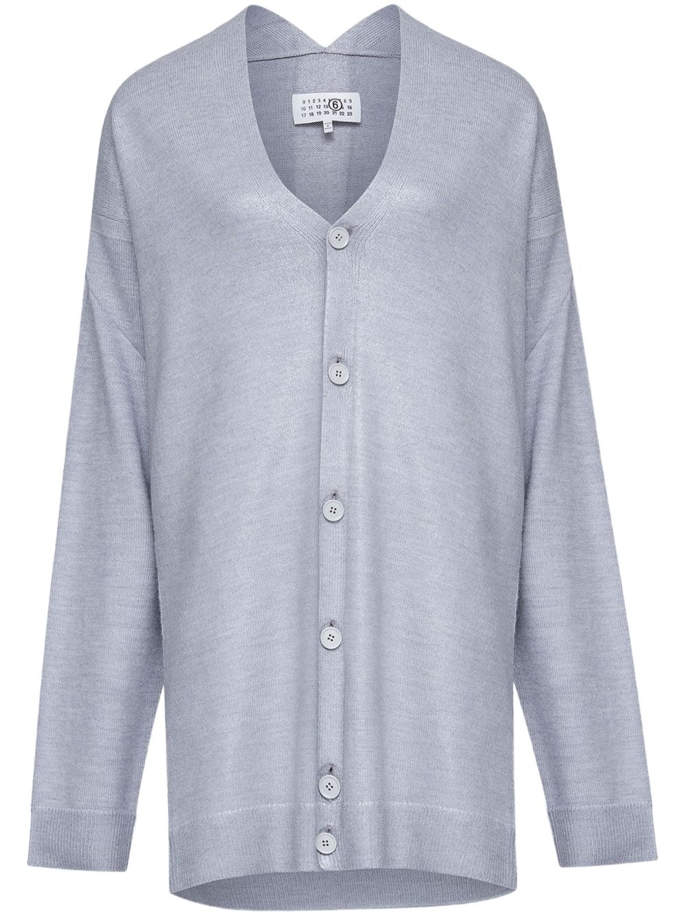 V-neck cardigan - 1