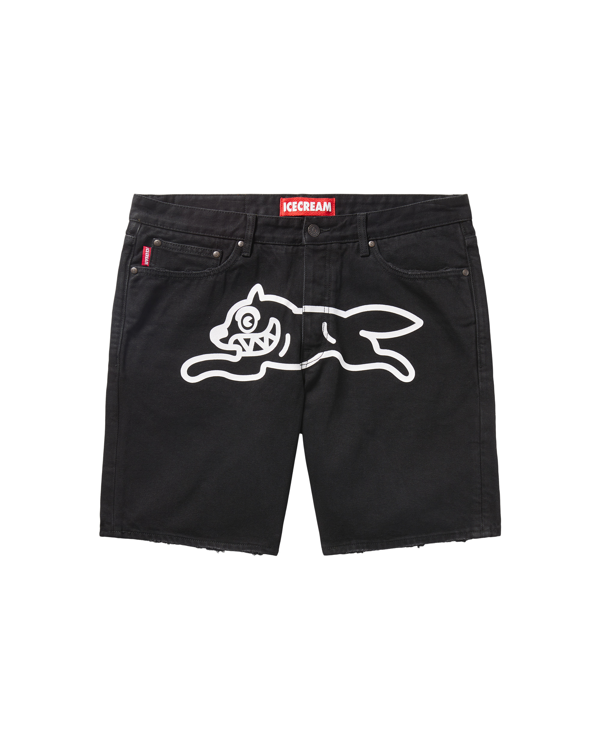 BLACK DOG JEAN SHORTS - 1