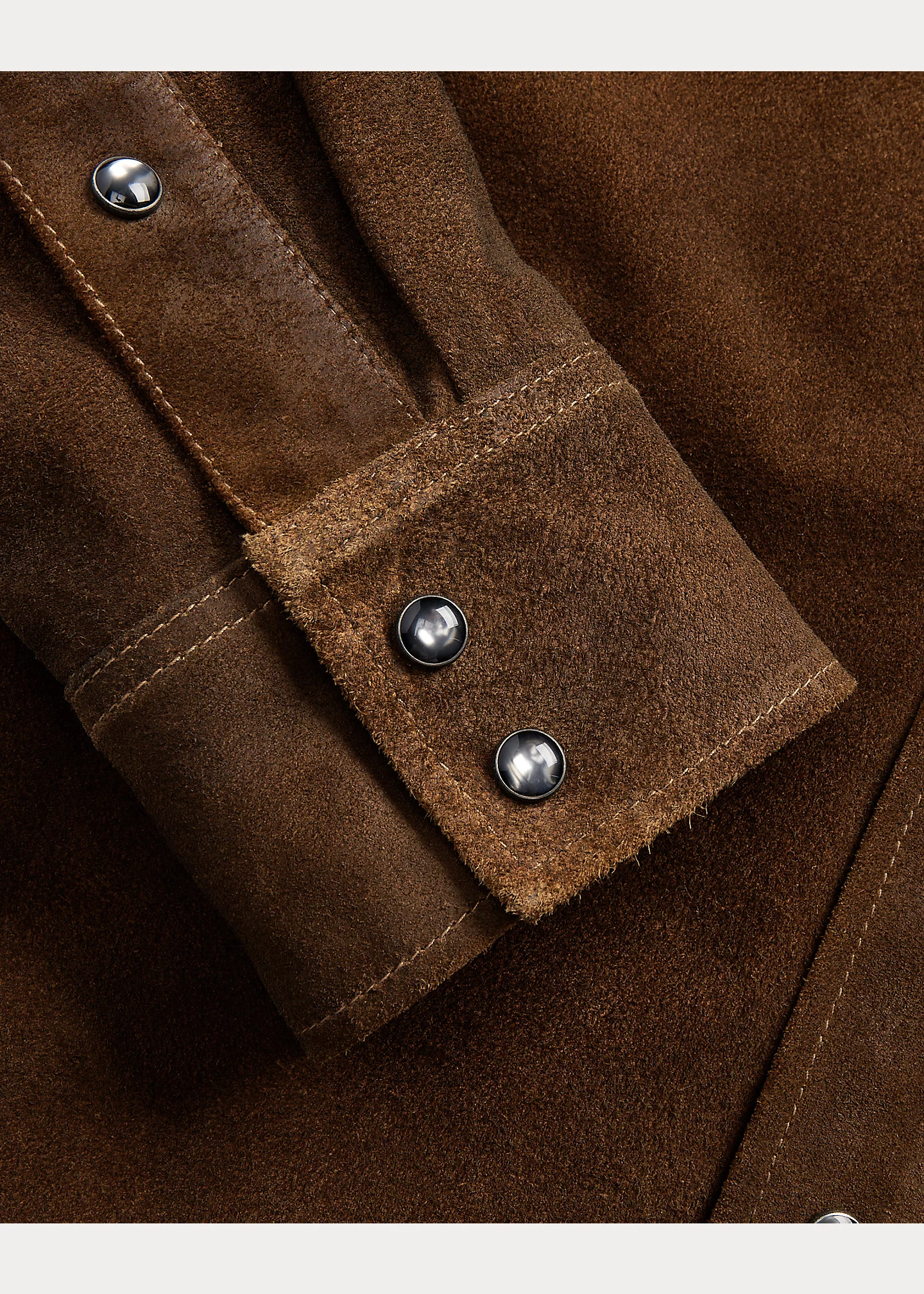 Roughout Suede Western Overshirt - 5