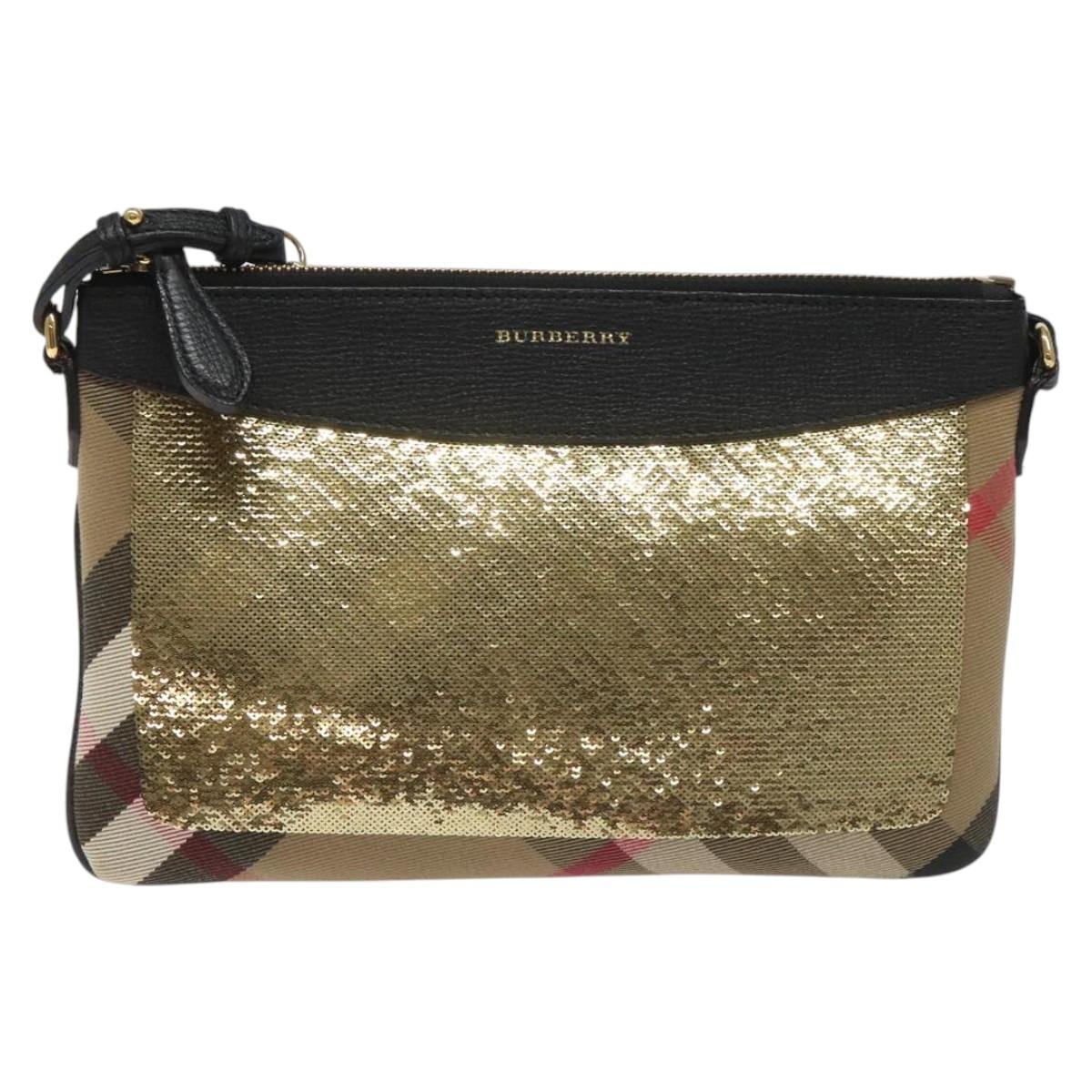 Burberry Nova Check Shoulder Bag Canvas Beige - 13