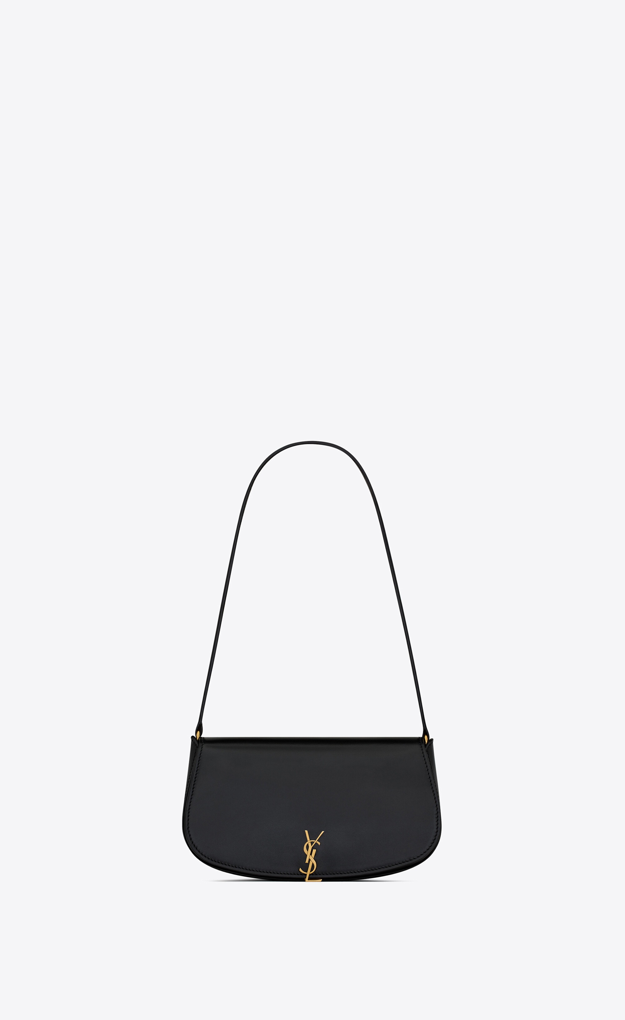 voltaire mini shoulder bag in box saint laurent leather - 1