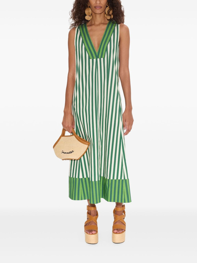 SIMONMILLER Mar poplin midi dress outlook