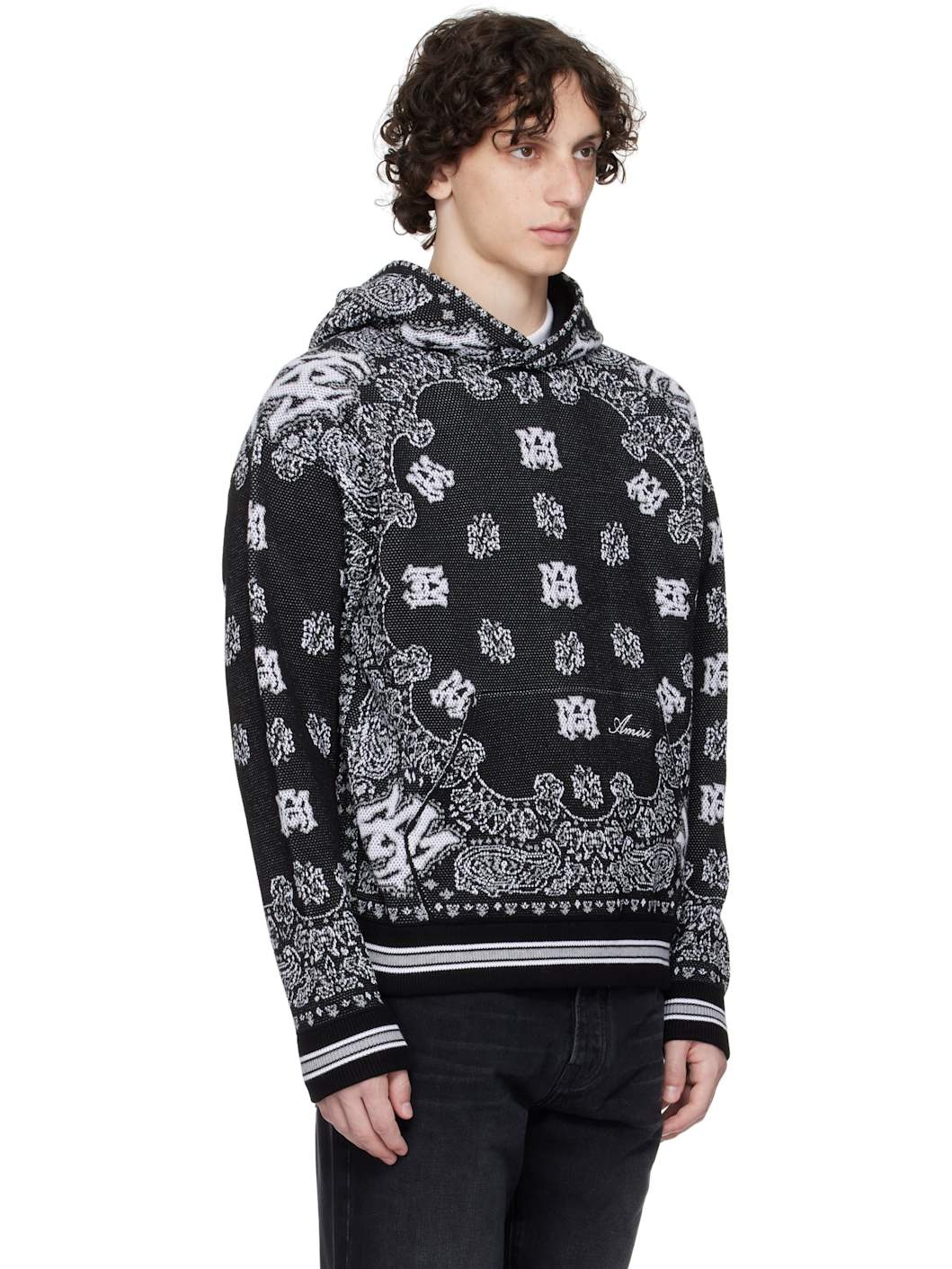 Black Bandana Hoodie - 2