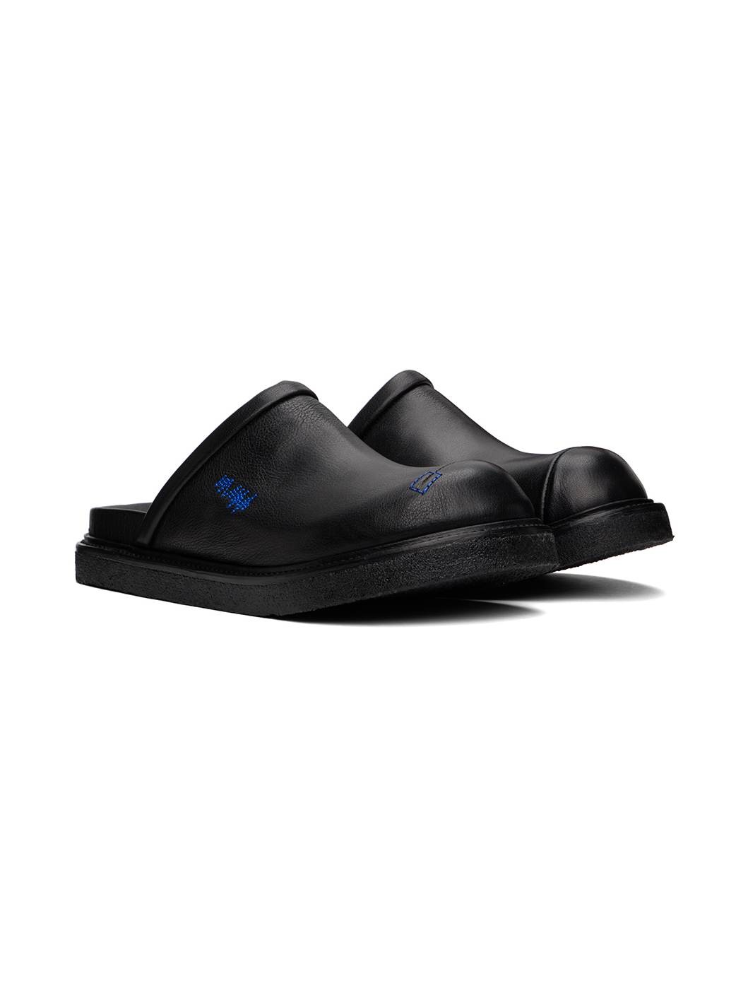 Black Curve Sabot 02 Mules - 4