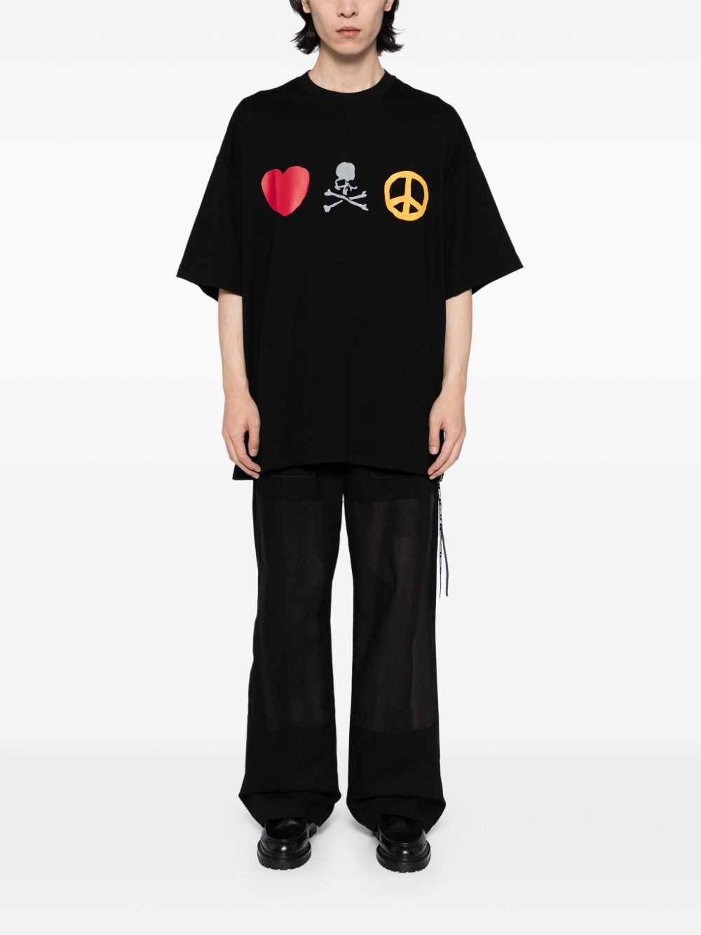 logo-print T-shirt - 2