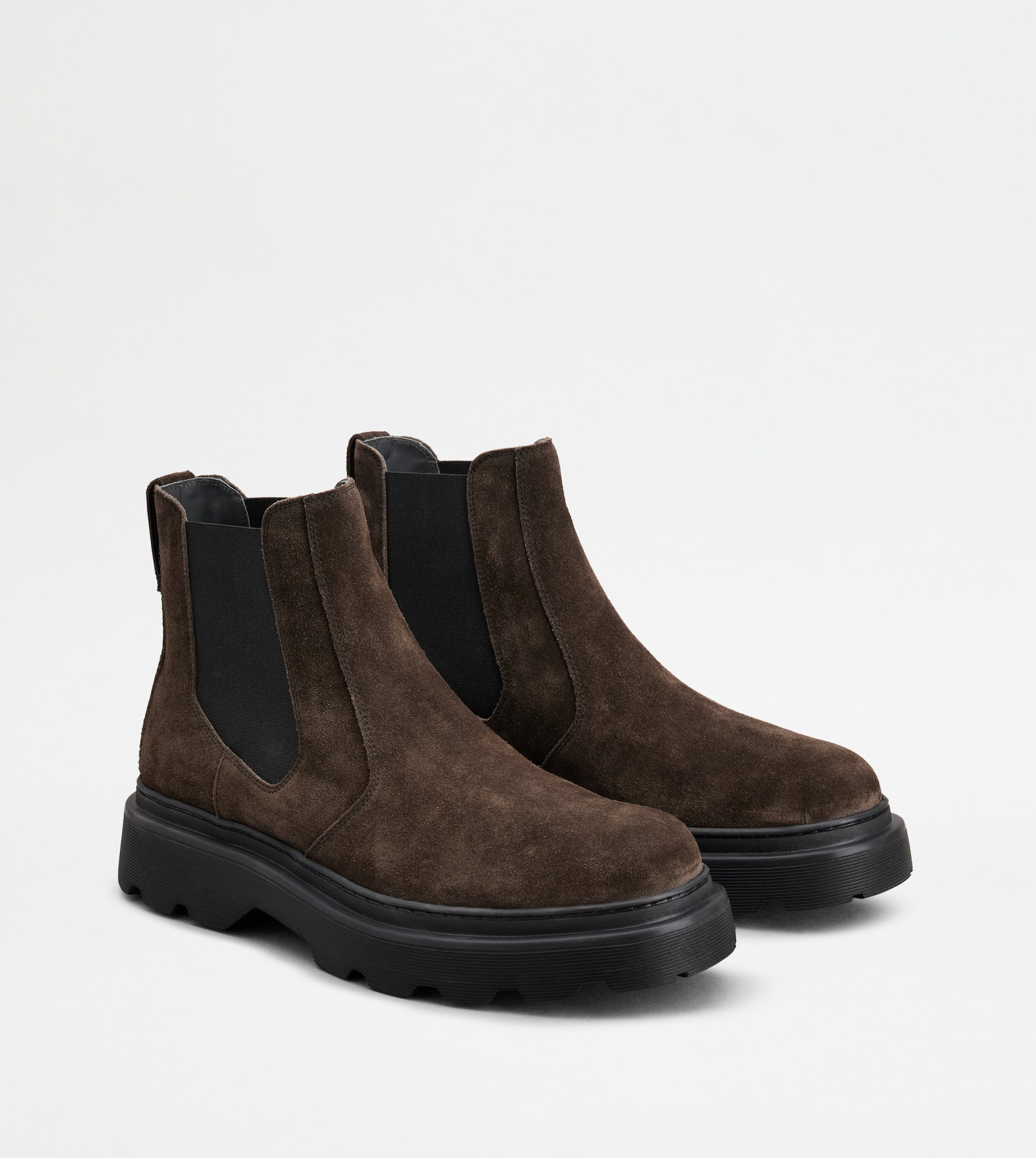 ANKLE BOOTS IN LEATHER - BROWN - 2