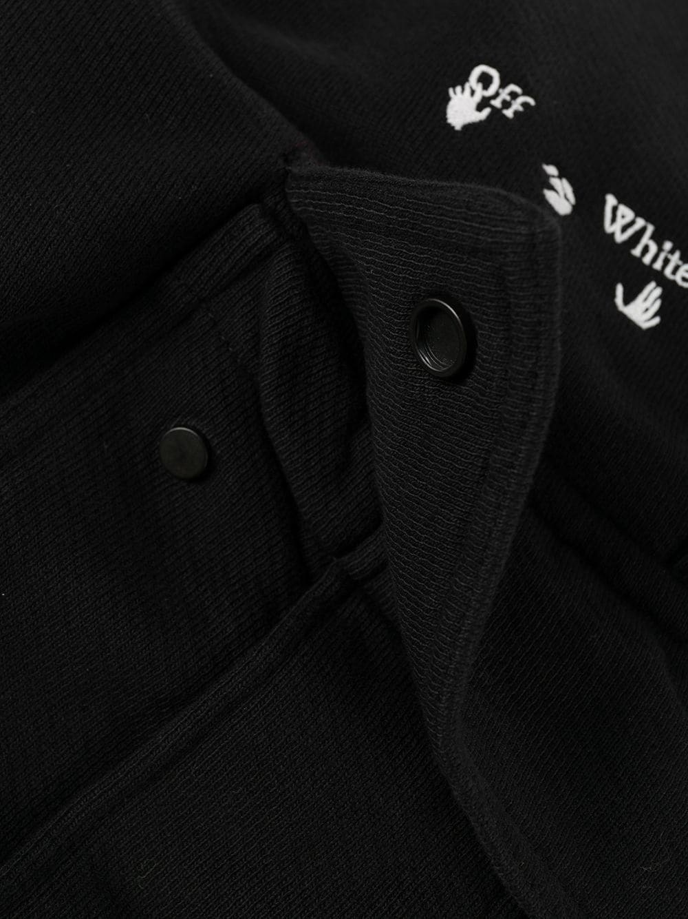 logo print cargo track pants - 10