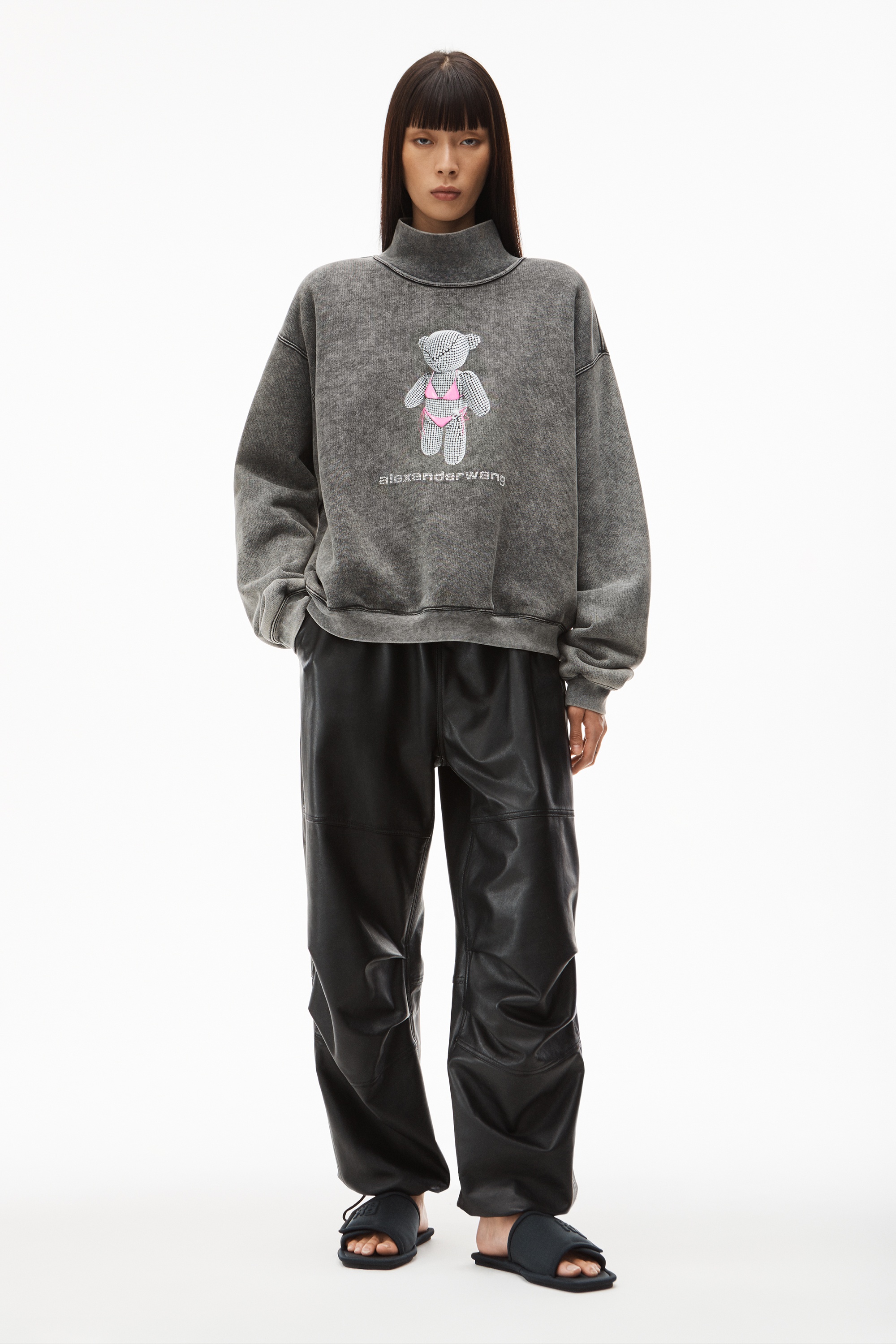 TEDDY BEAR GRAPHIC SWEATSHIRT IN TERRY - 7