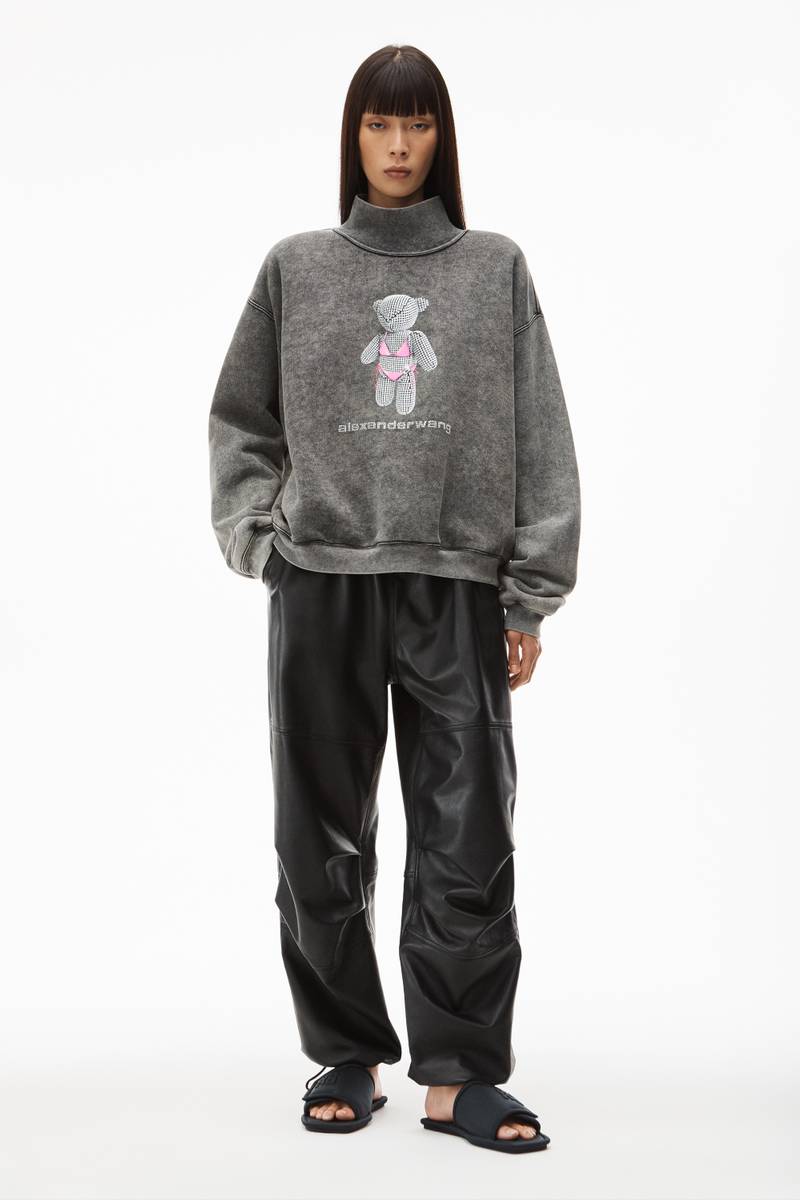Alexander Wang TEDDY BEAR GRAPHIC SWEATSHIRT IN TERRY outlook