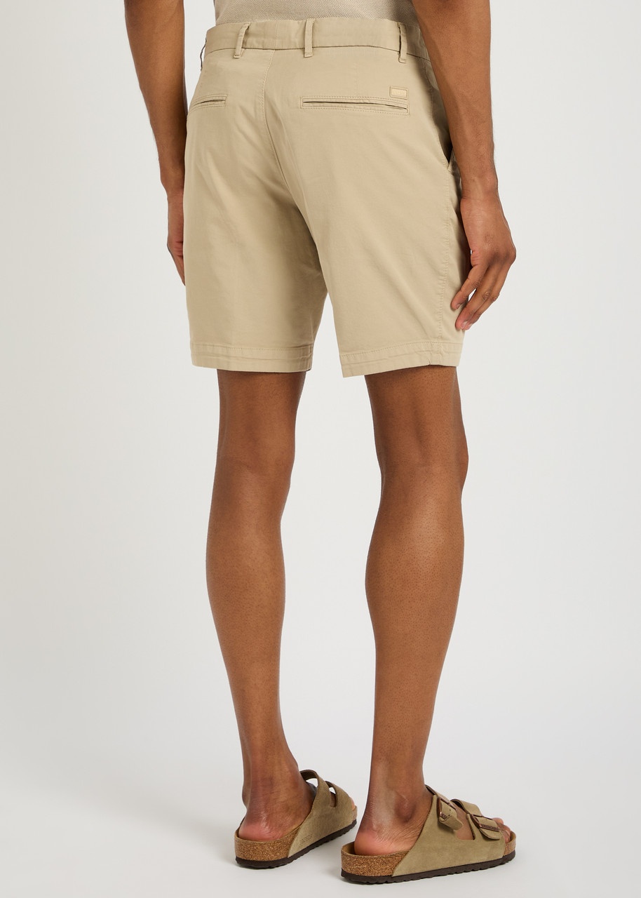 Boss H-slice Stretch-cotton Shorts - 3