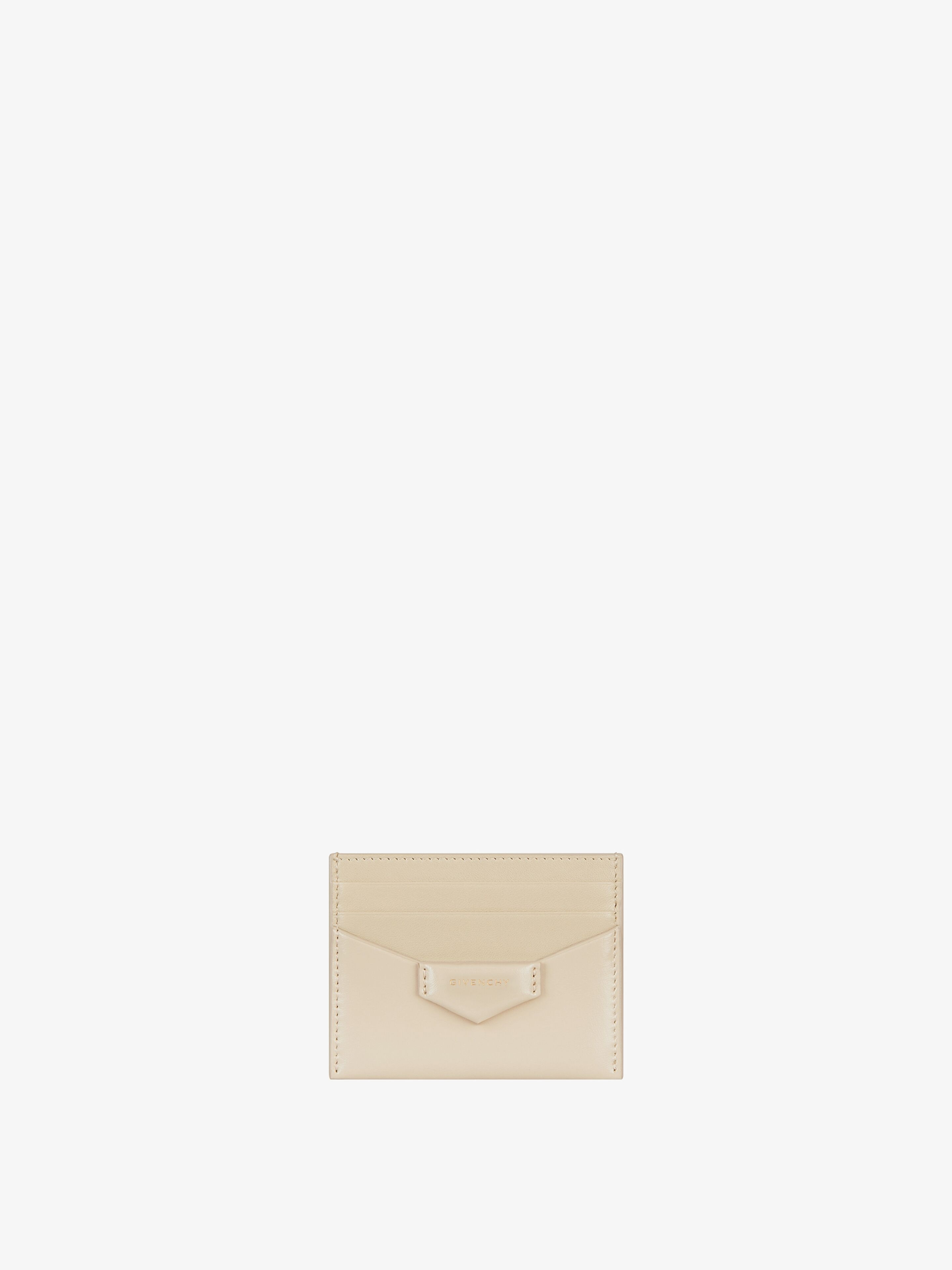 ANTIGONA CARD HOLDER IN BOX LEATHER - 1