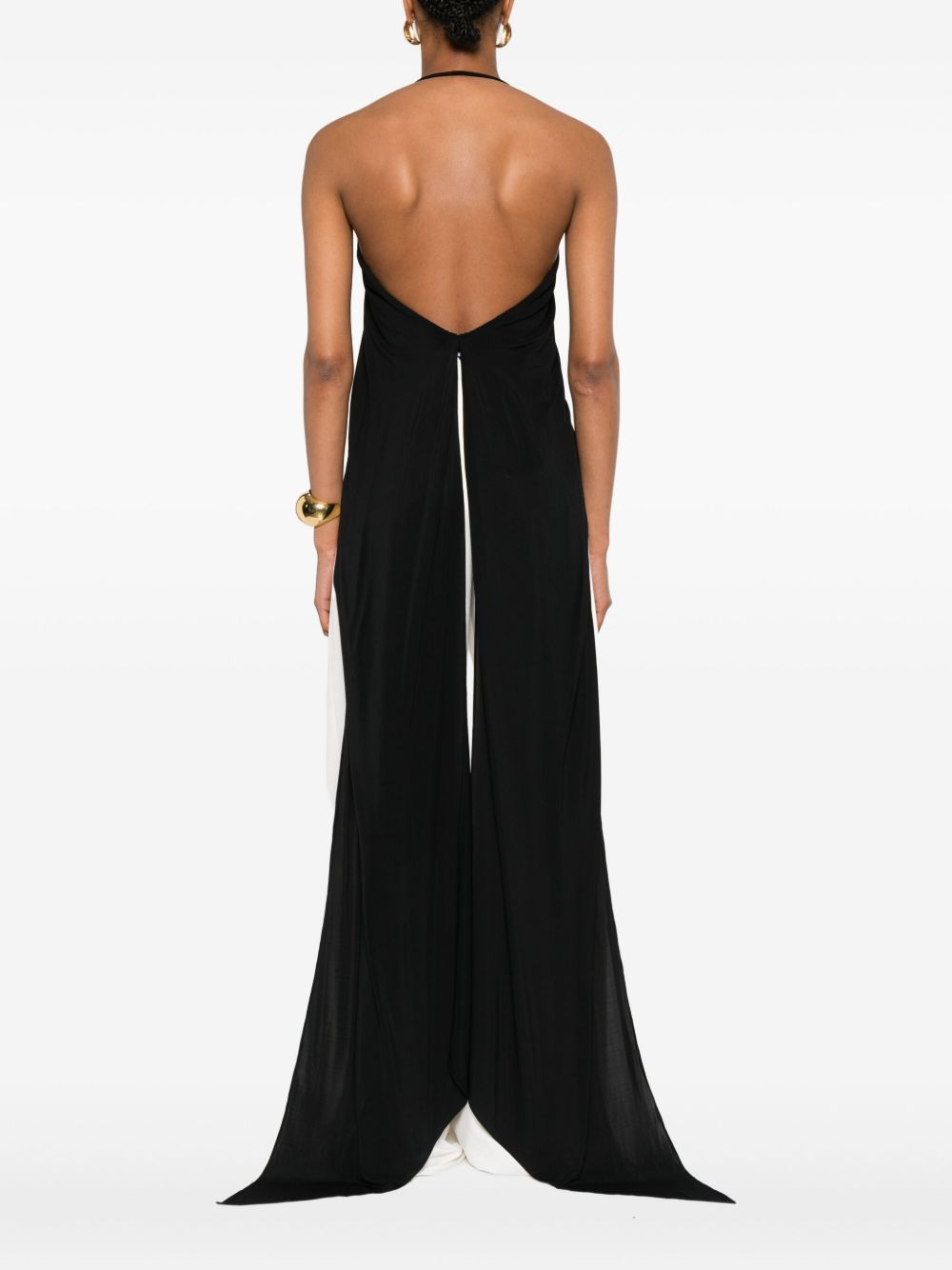 cut-out halter neck top - 4