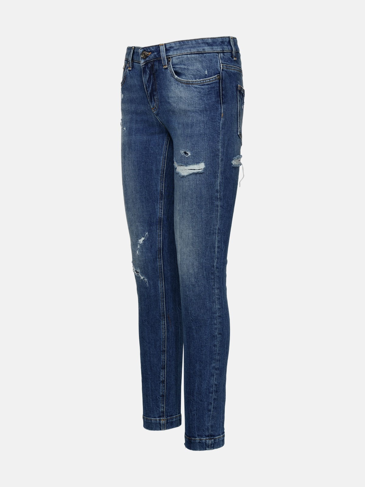 BLUE COTTON JEANS - 2