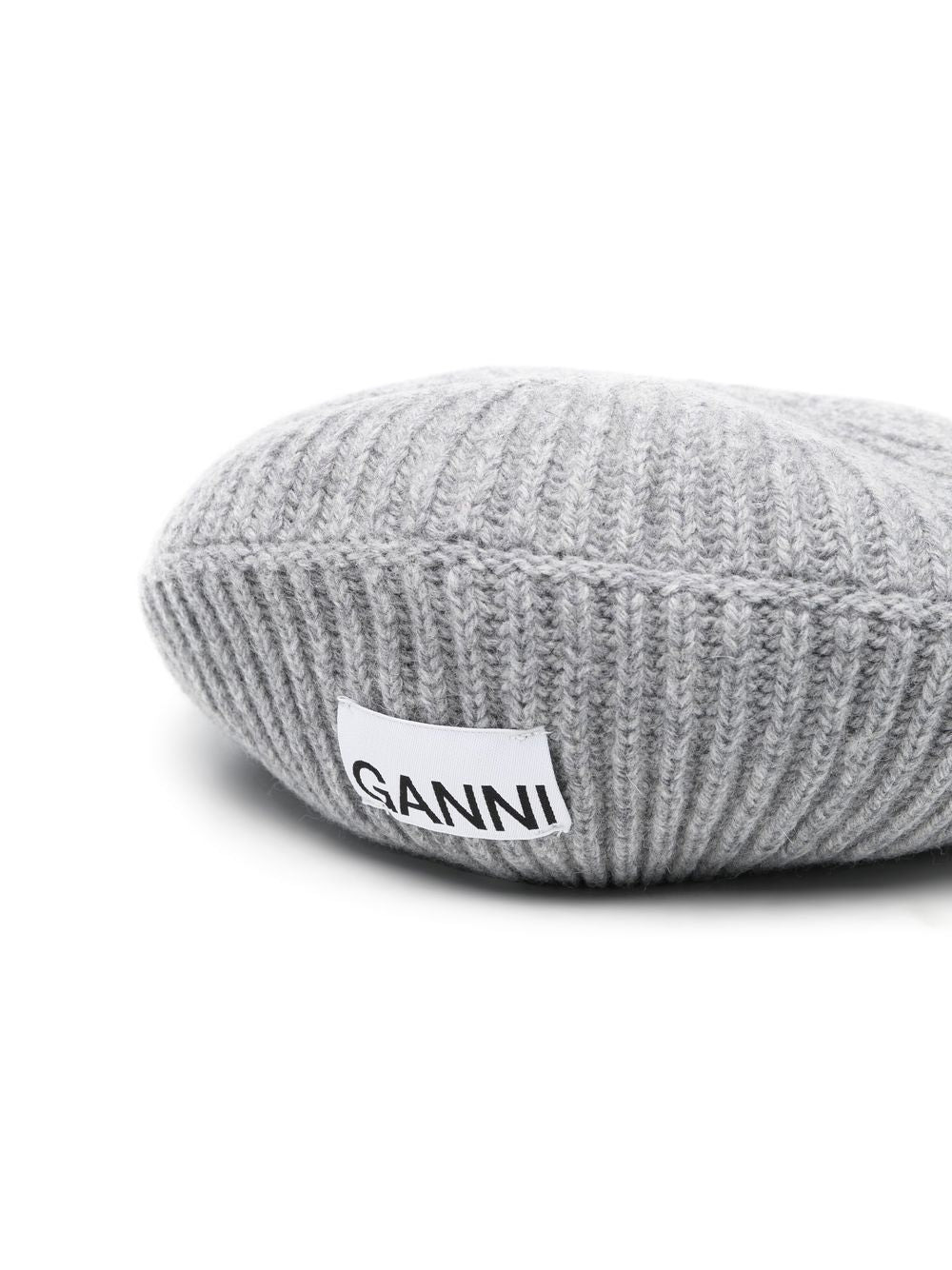 Ganni Women Ribbed Wool Hat - 2