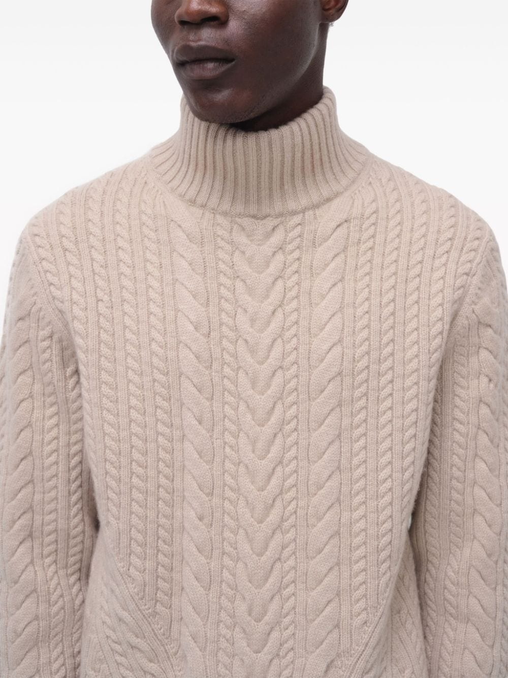 Ajax cable-knit jumper - 5