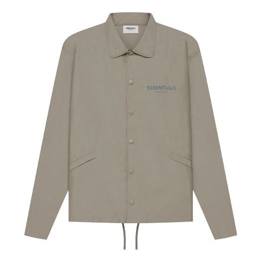 Fear of God Essentials SS21 Coaches Jacket Taupe FOG-SS21-649 - 1