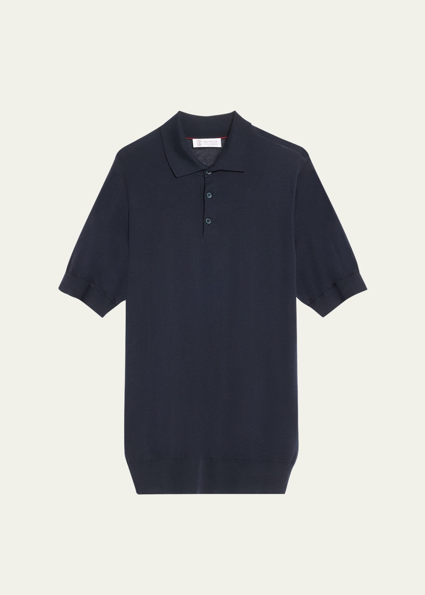 Men's Cotton-Silk Polo Shirt - 1