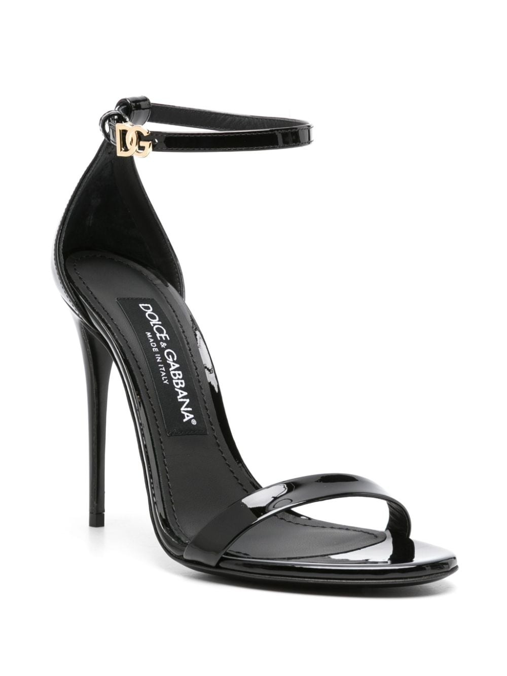 105mm leather sandals - 2