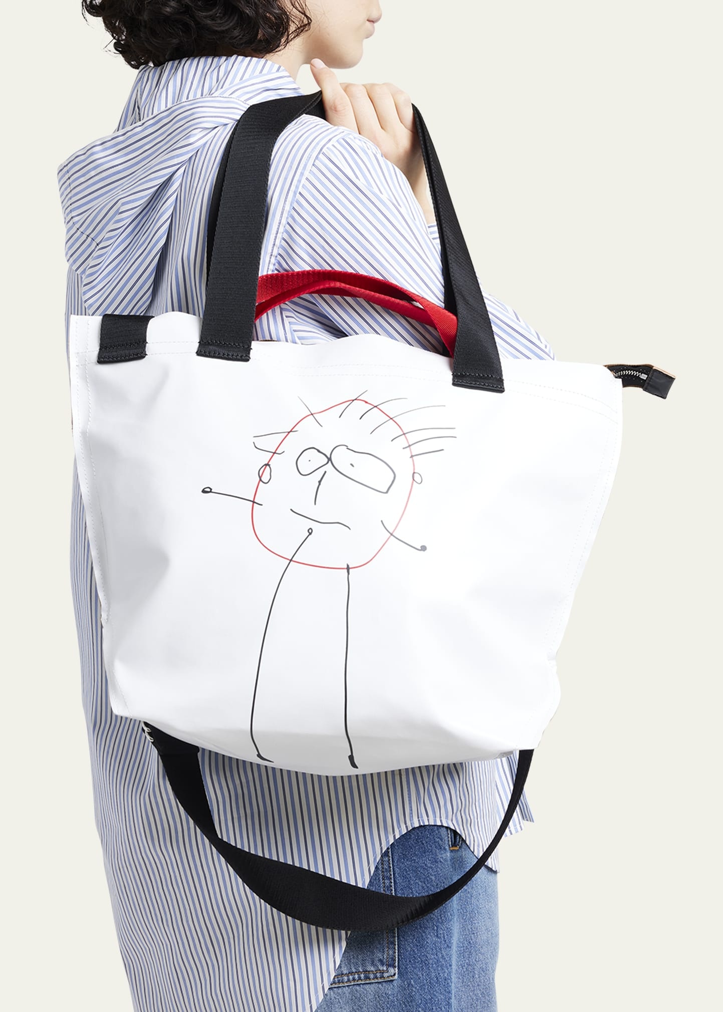 Medium Printed Shopper Tote Bag - 2