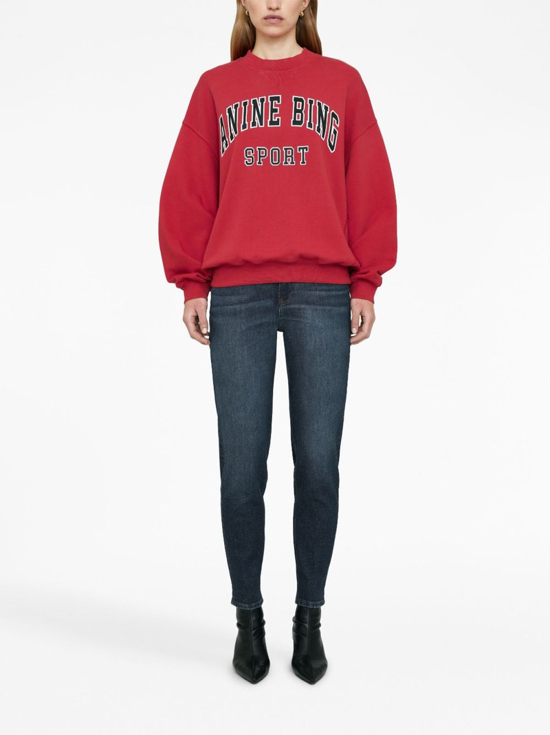 ANINE BING Jaci organic-cotton sweatshirt outlook