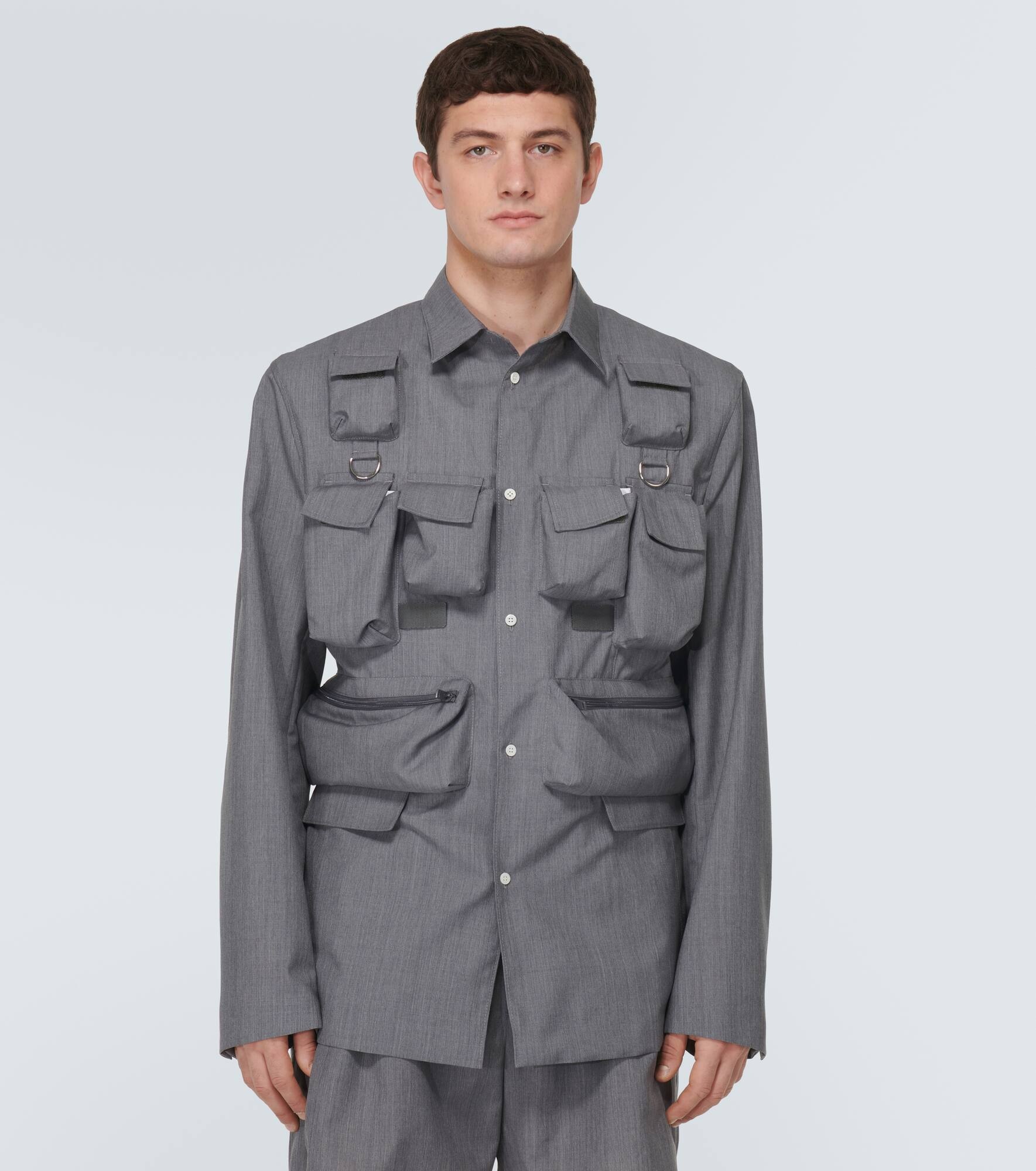 Wool and mohair shirt - 3