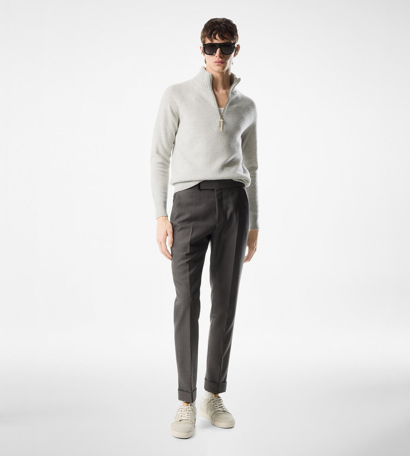 TOM FORD CASHMERE LAMBSWOOL HALF ZIP outlook
