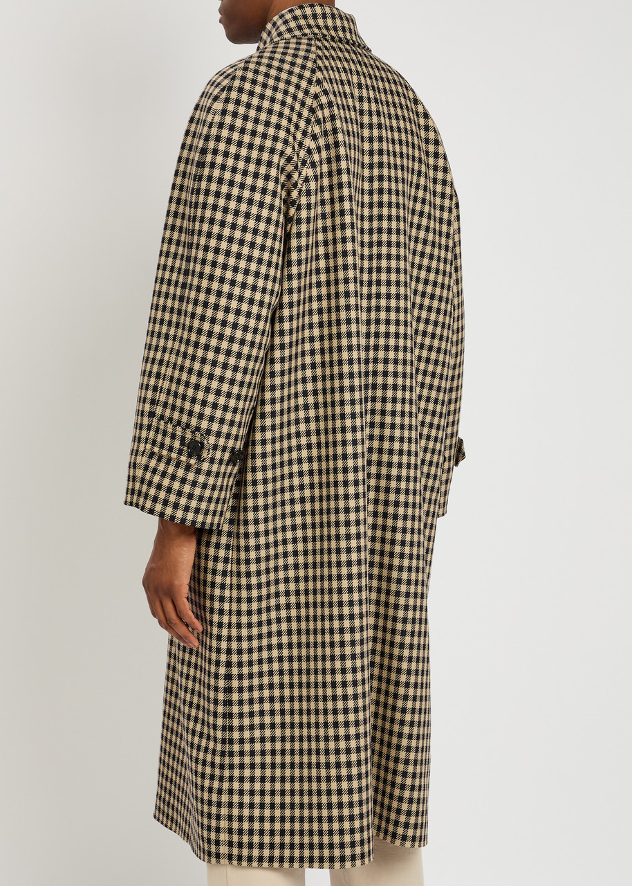 Valentino Garavani Checked Woven Coat - 3