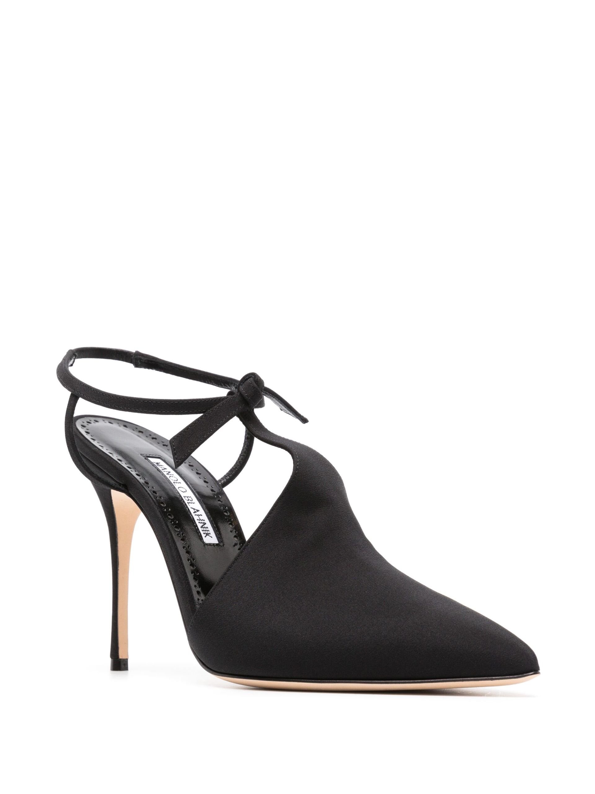 Black Horna 105 Silk Pumps - 2