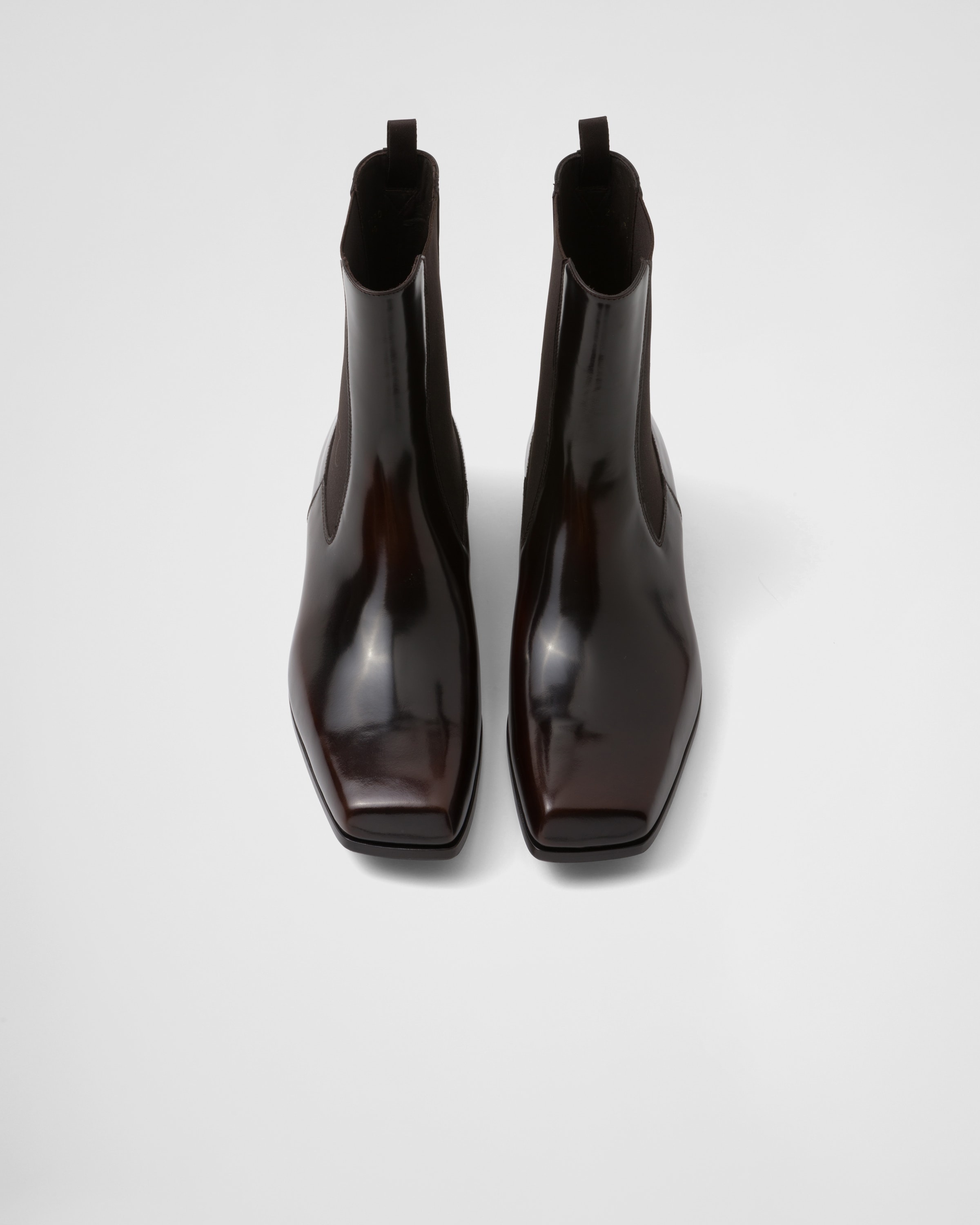 Brushed leather Chelsea boots - 4