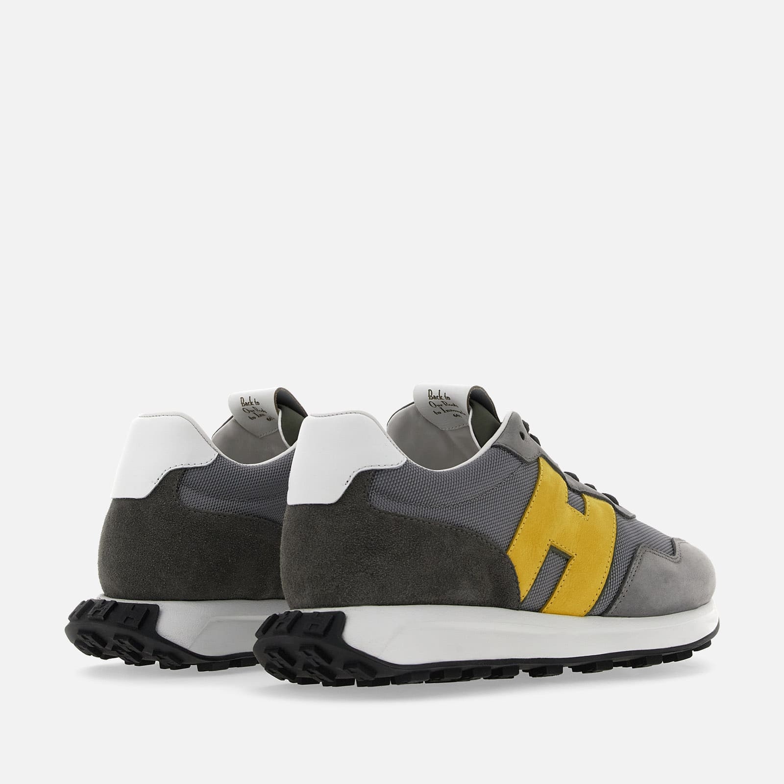 Sneakers Hogan H601 Grey Yellow White - 3