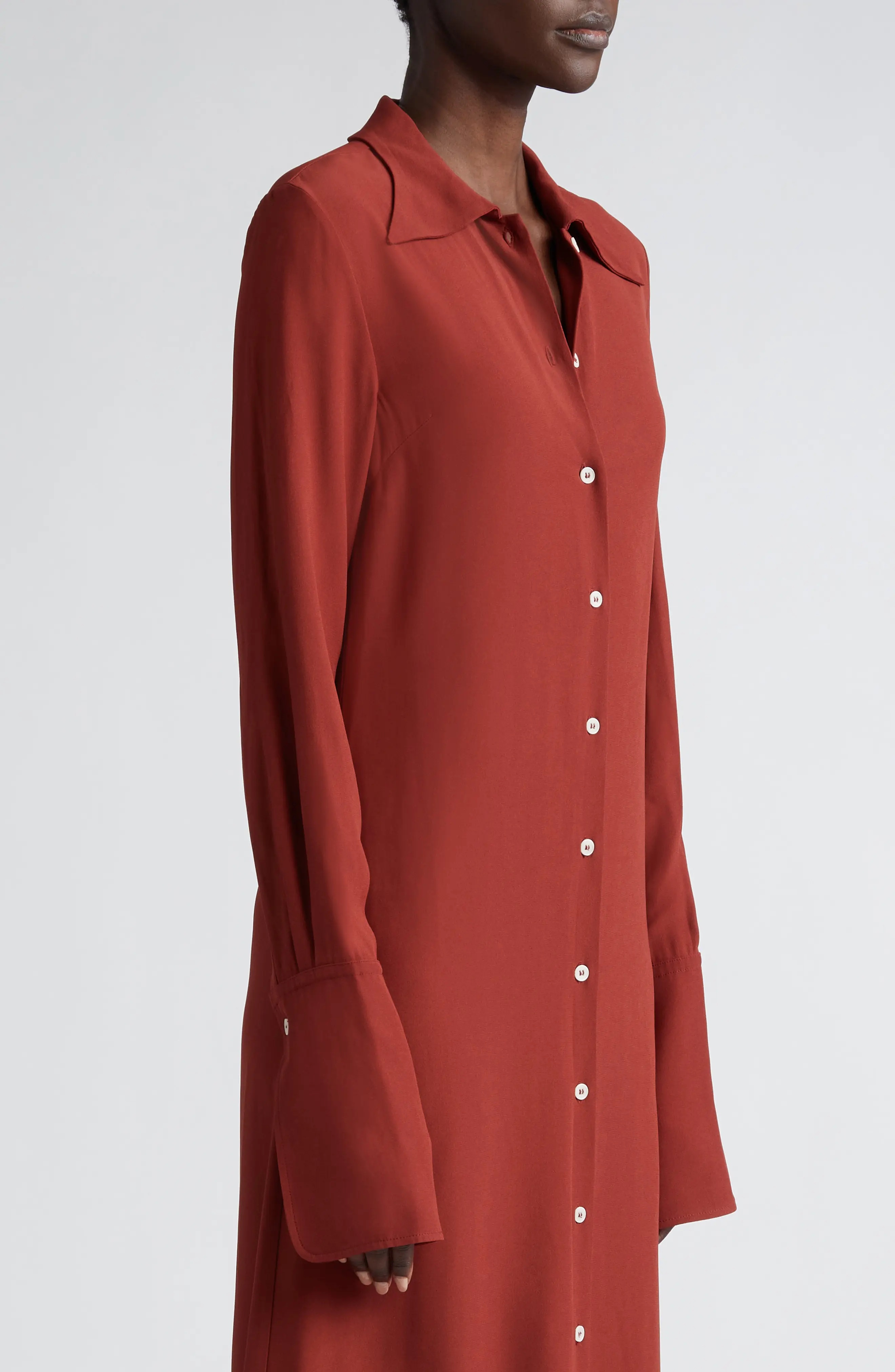 Bloomsbury Long Sleeve Maxi Shirtdress - 4