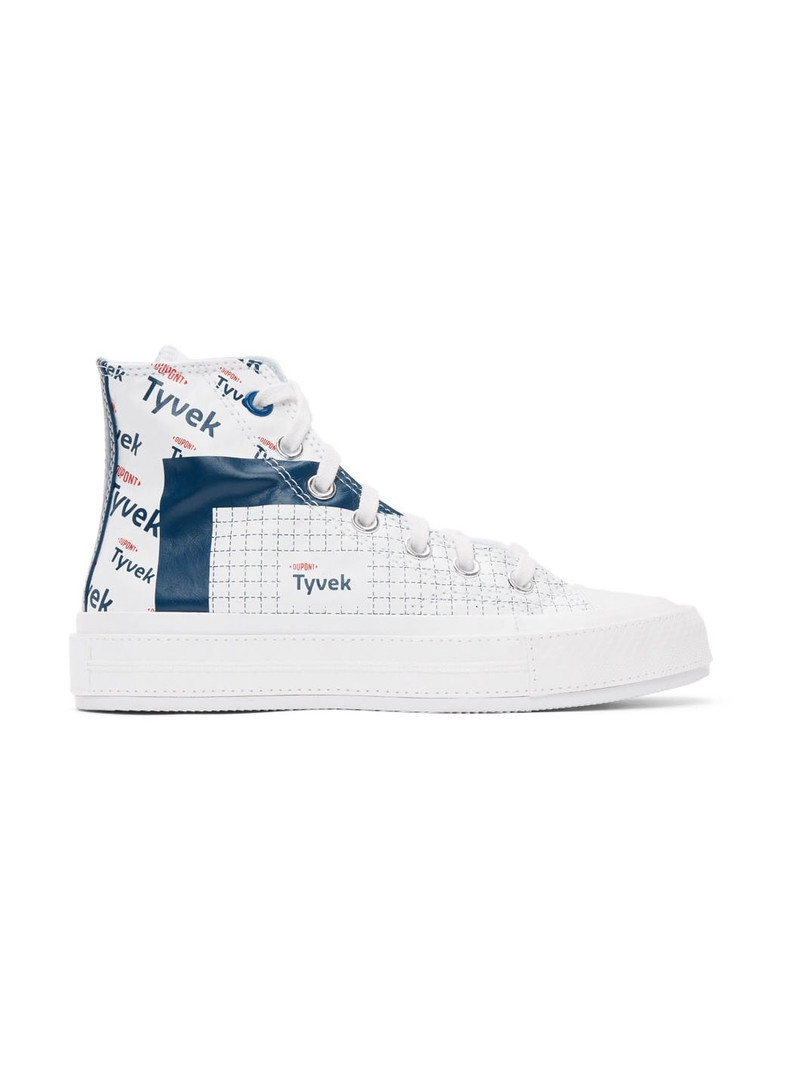 White Tyvek Chuck 70 Hi Sneakers - 1