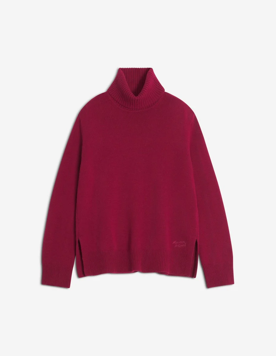MERINO WOOL COMFORT TURTLENECK JUMPER - 1