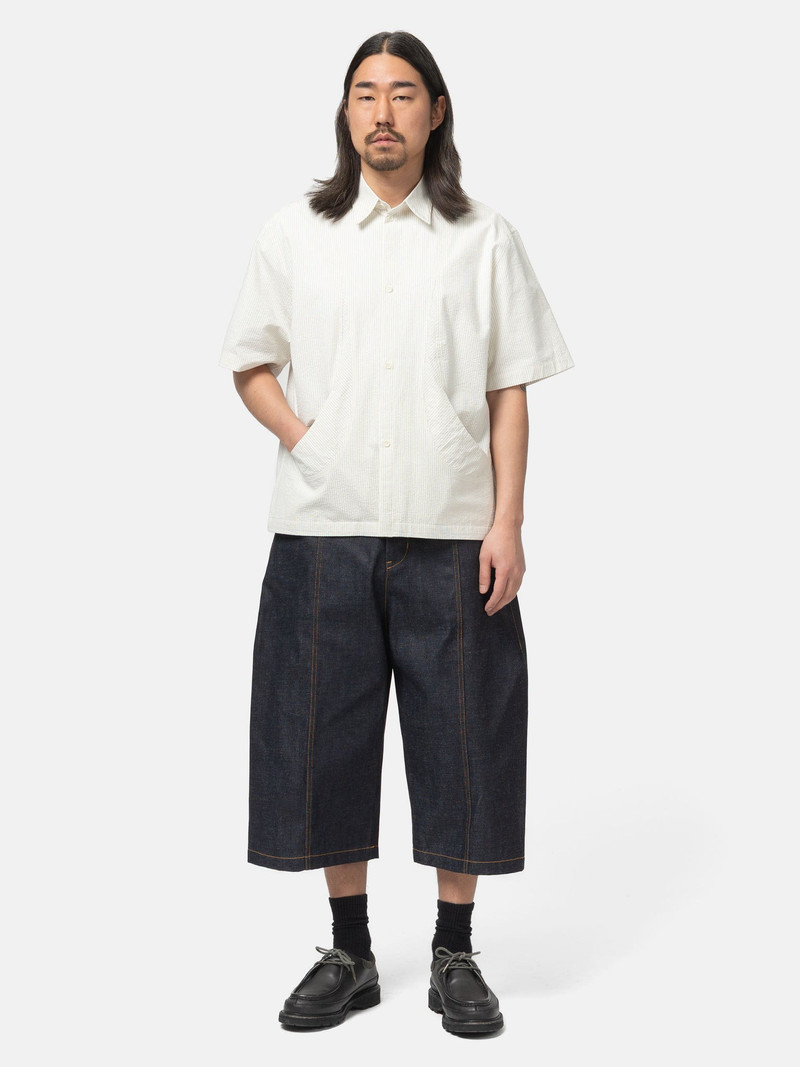 sage NATION Welt Shorts Raw Indigo outlook