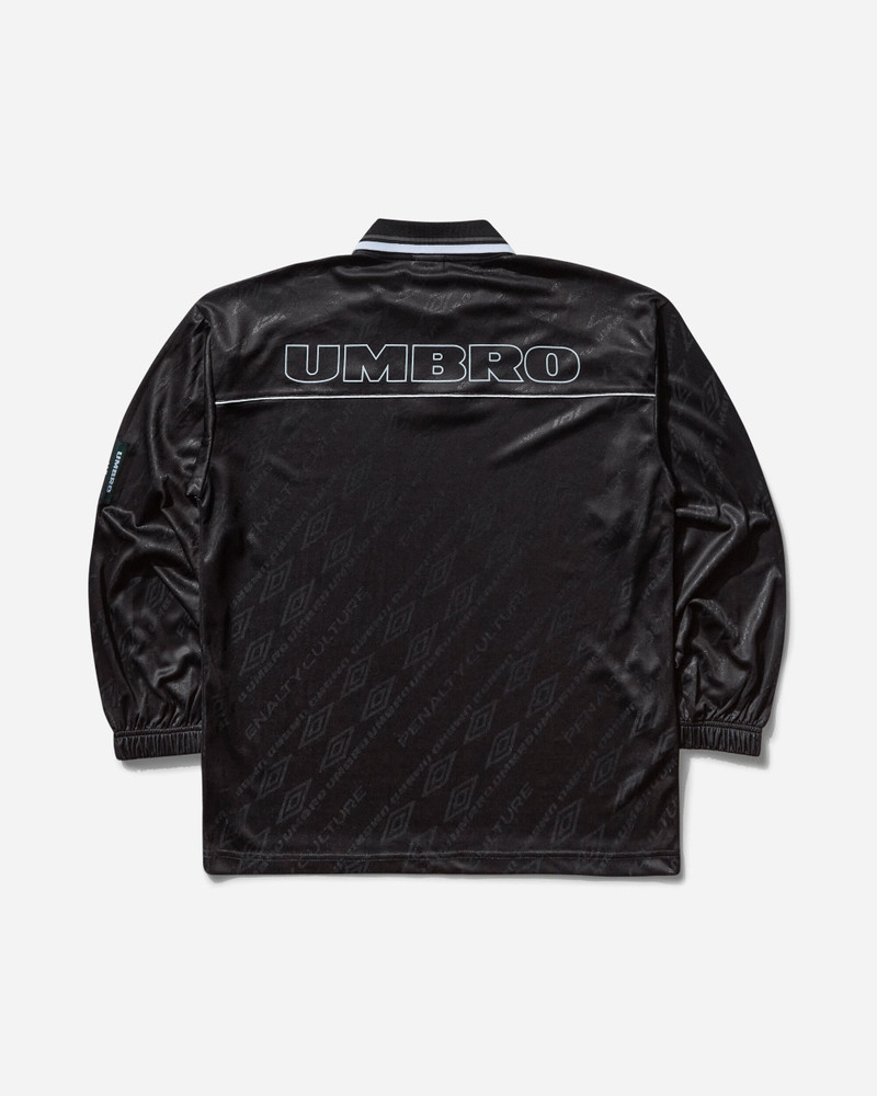 umbro Men's Graphic Longsleeve Polo Black outlook