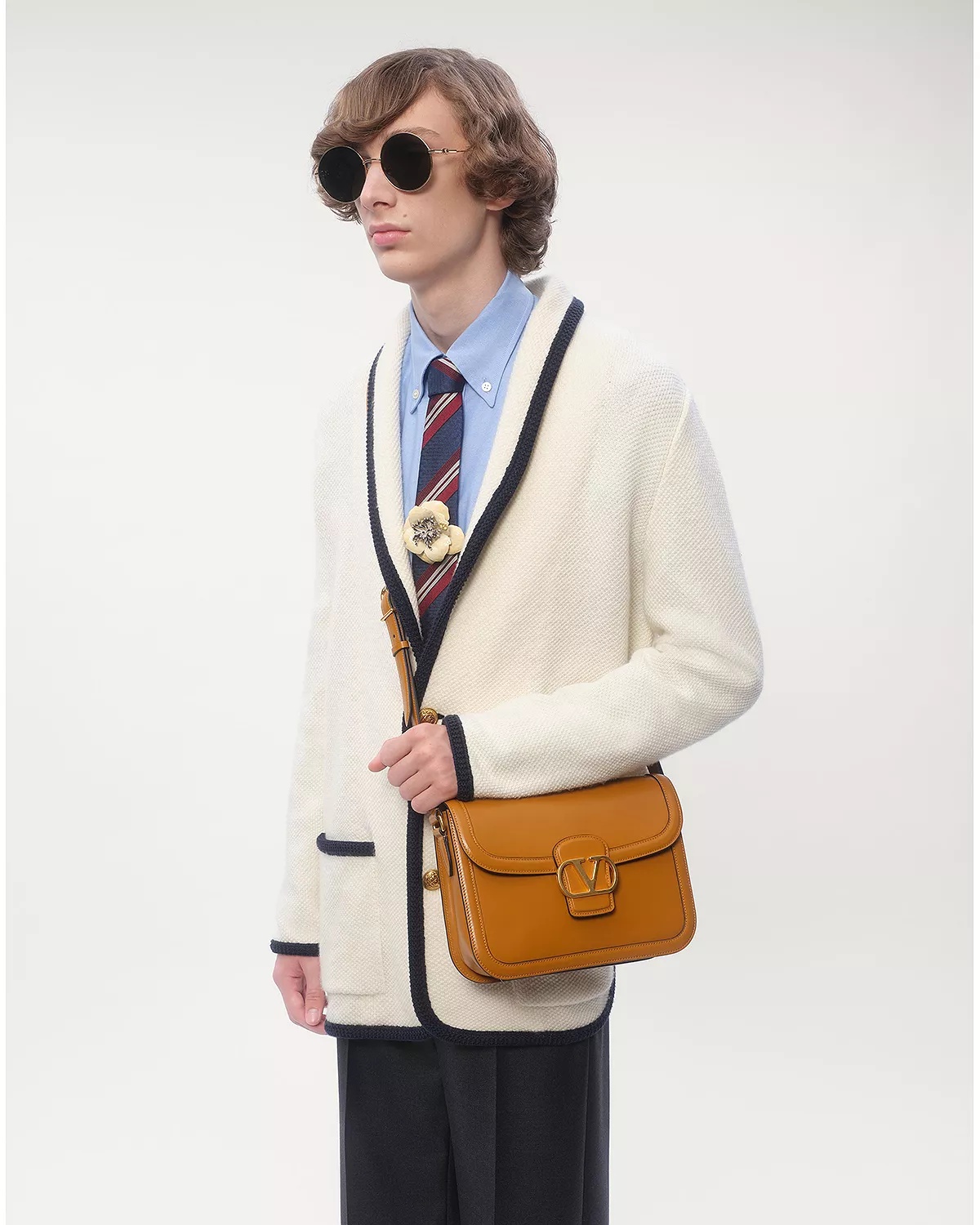 Leather Shoulder Bag - 5