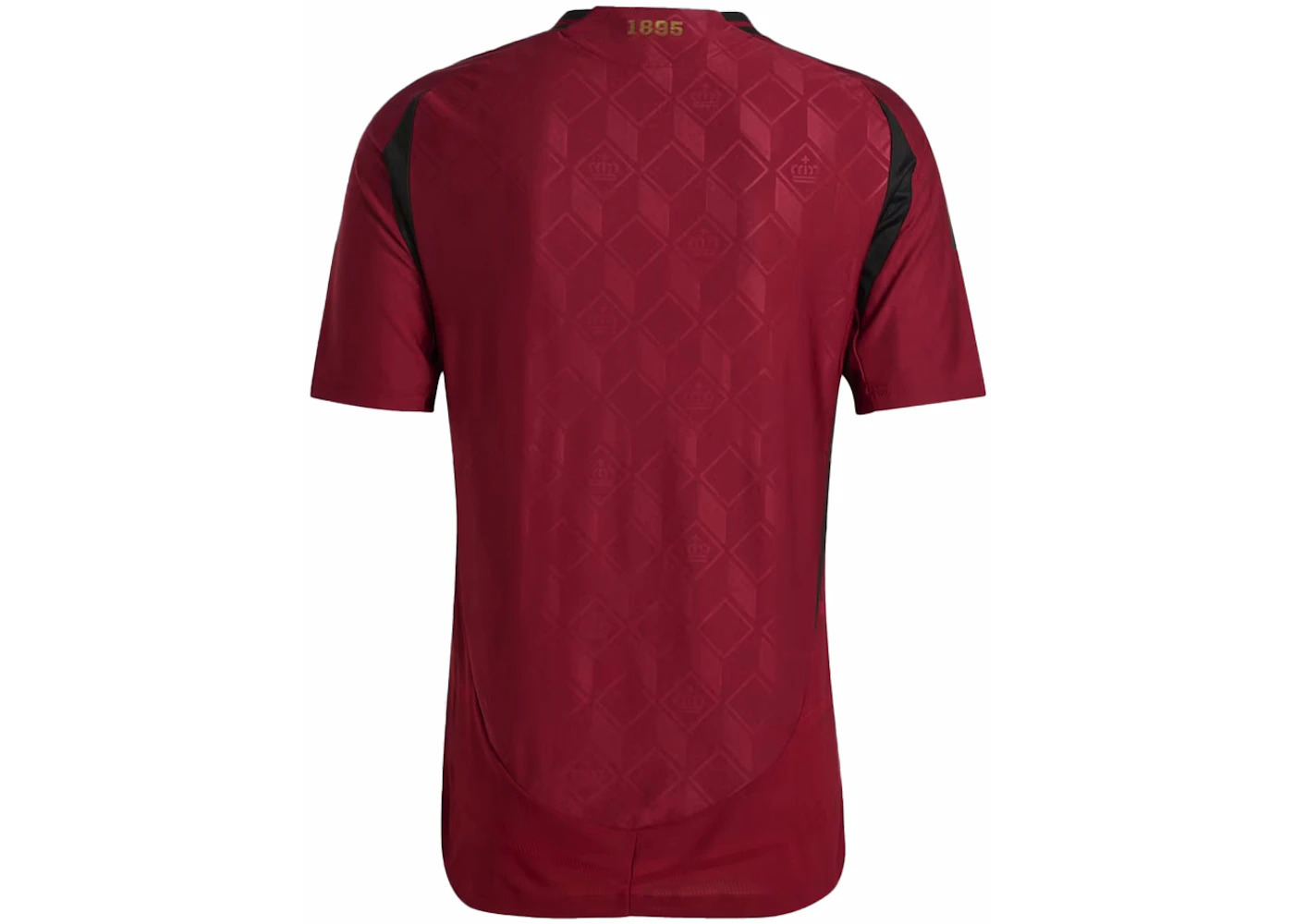 adidas Belgium 2024 Home Authentic Jersey Team Coll Burgundy - 2