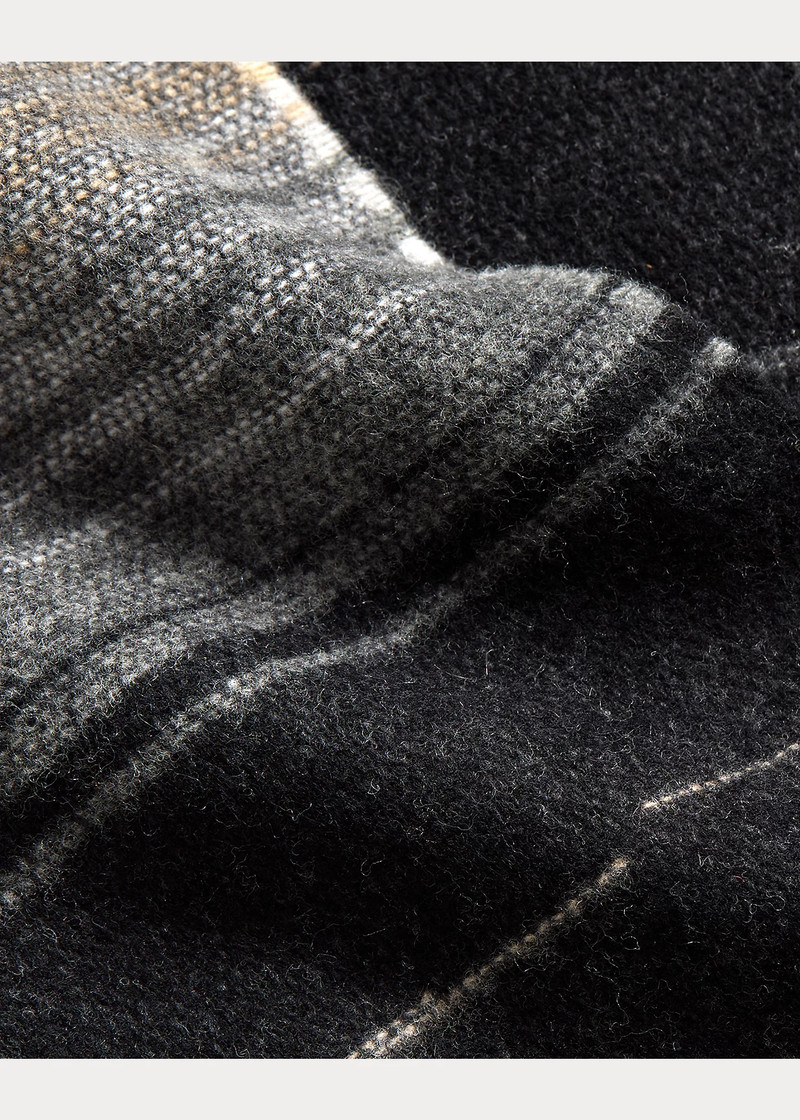 Striped Wool-Cashmere Scarf 5