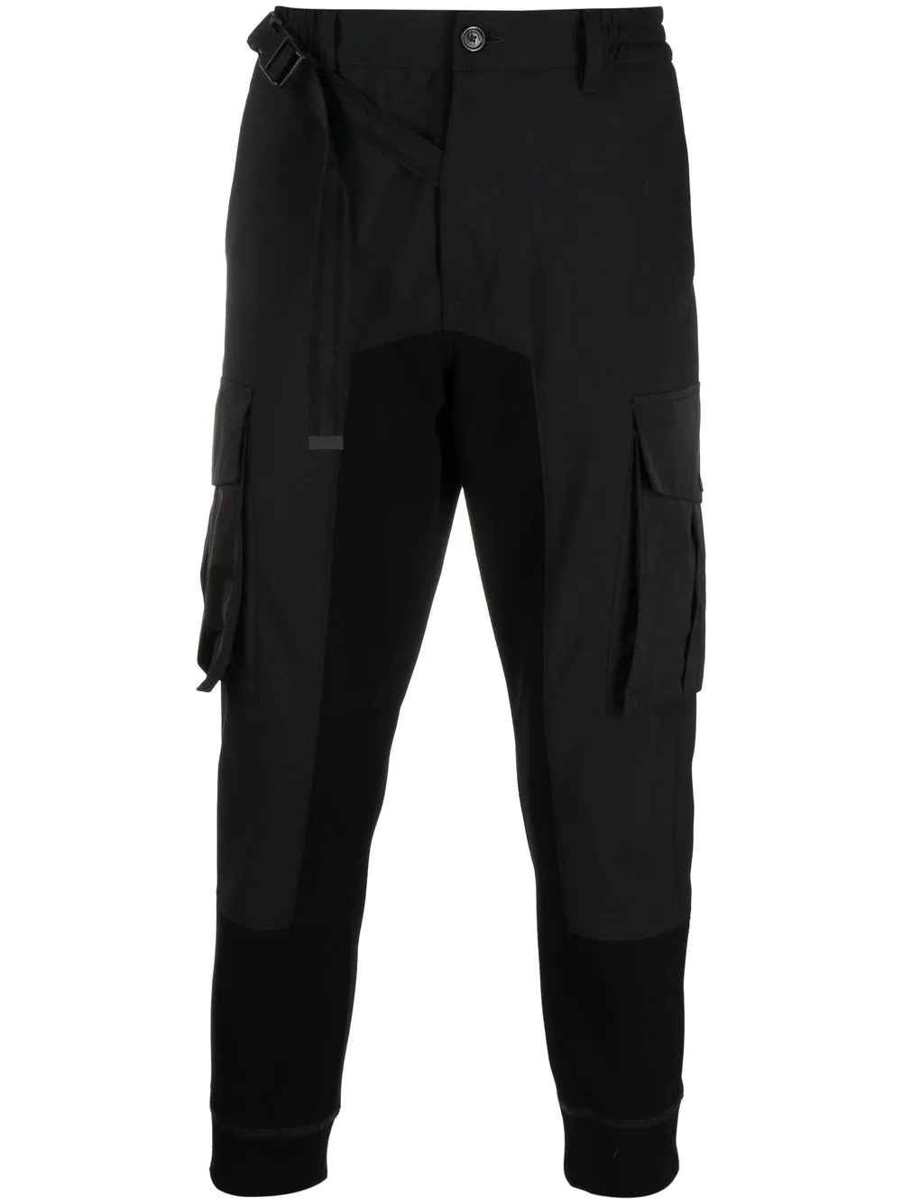 multiple cargo-pocket detail trousers - 1