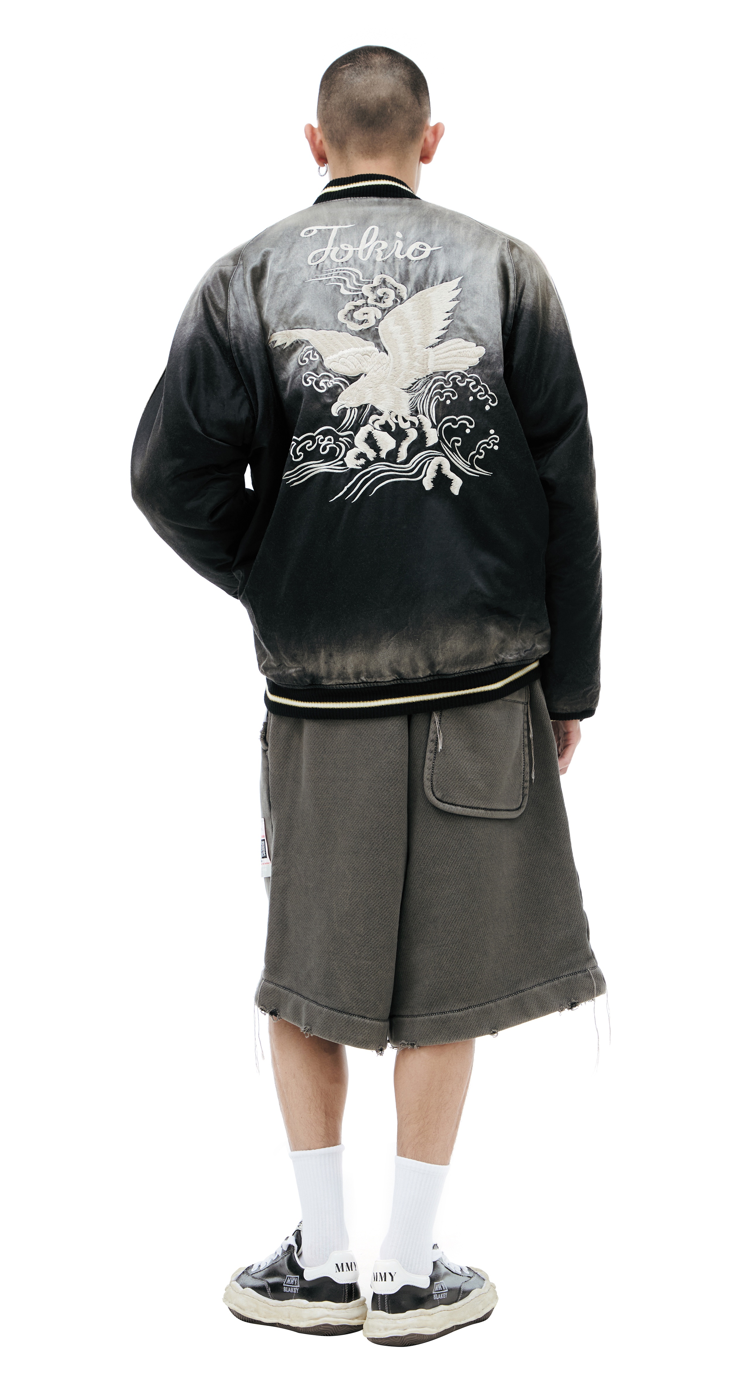 COTTON BOMBER WITH PATCHES - 3