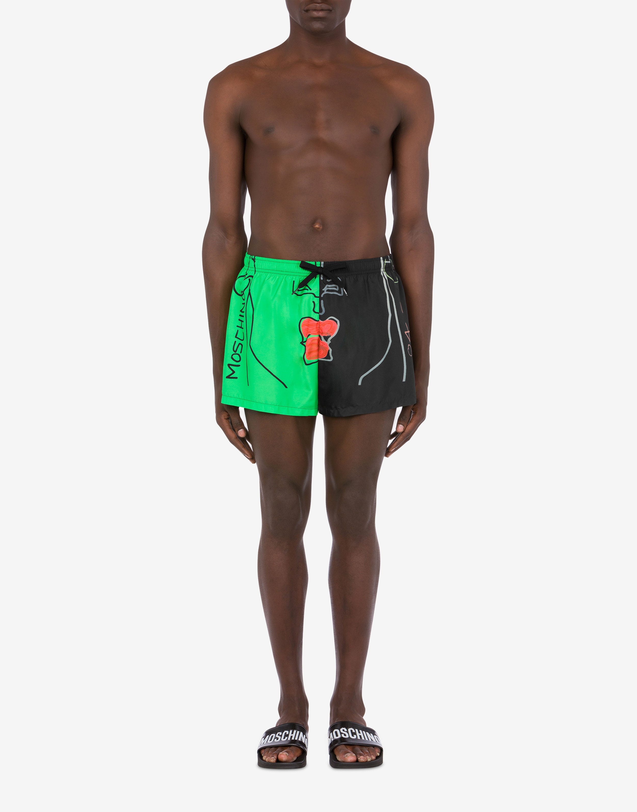 TONY VIRAMONTES ARCHIVE TWO-TONE SWIM TRUNKS - 2