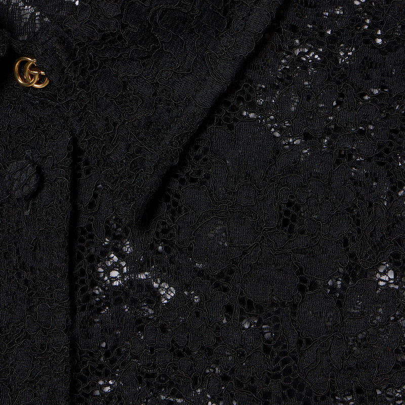 GG flower stretch lace shirt 5